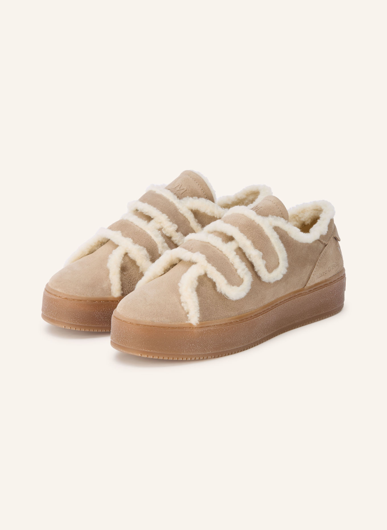 Marc O'Polo Sneakers EDITH: TAUPE / CRÈME