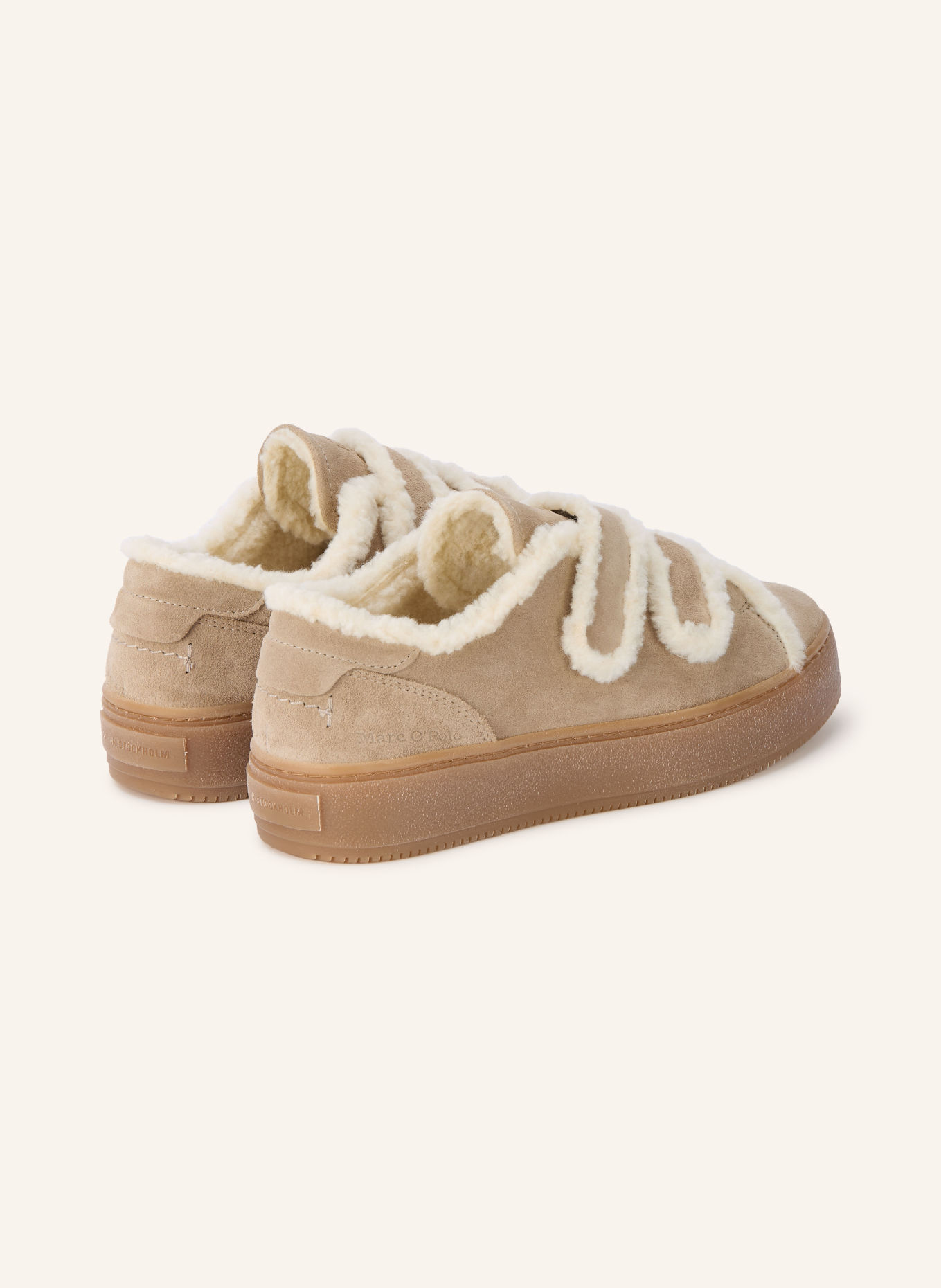 Marc O'Polo Sneakers EDITH: TAUPE / CRÈME