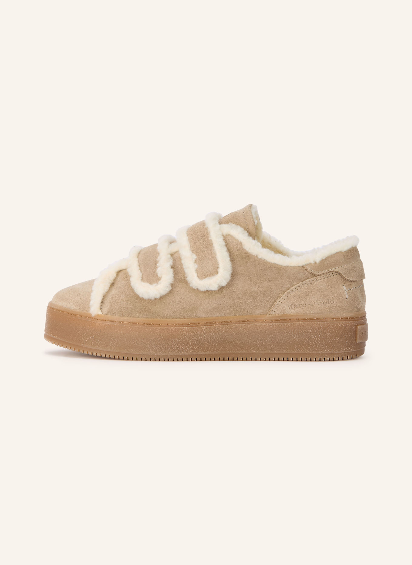 Marc O'Polo Sneakers EDITH: TAUPE / CRÈME