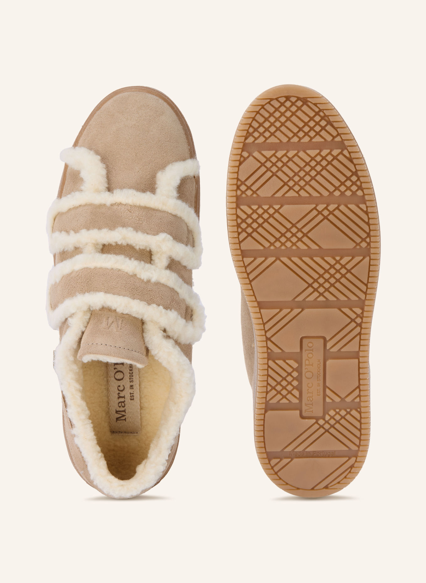 Marc O'Polo Sneakers EDITH: TAUPE / CRÈME