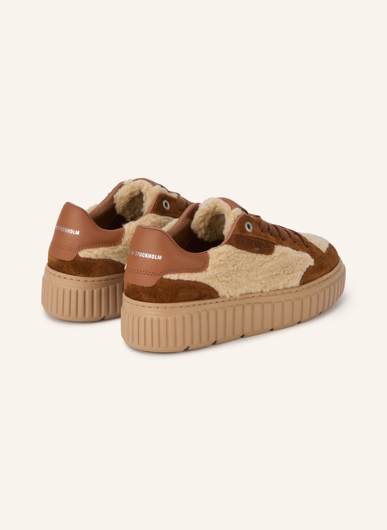 Marc O'Polo SVENJA Sneakers: COGNAC / LIGHT BROWN