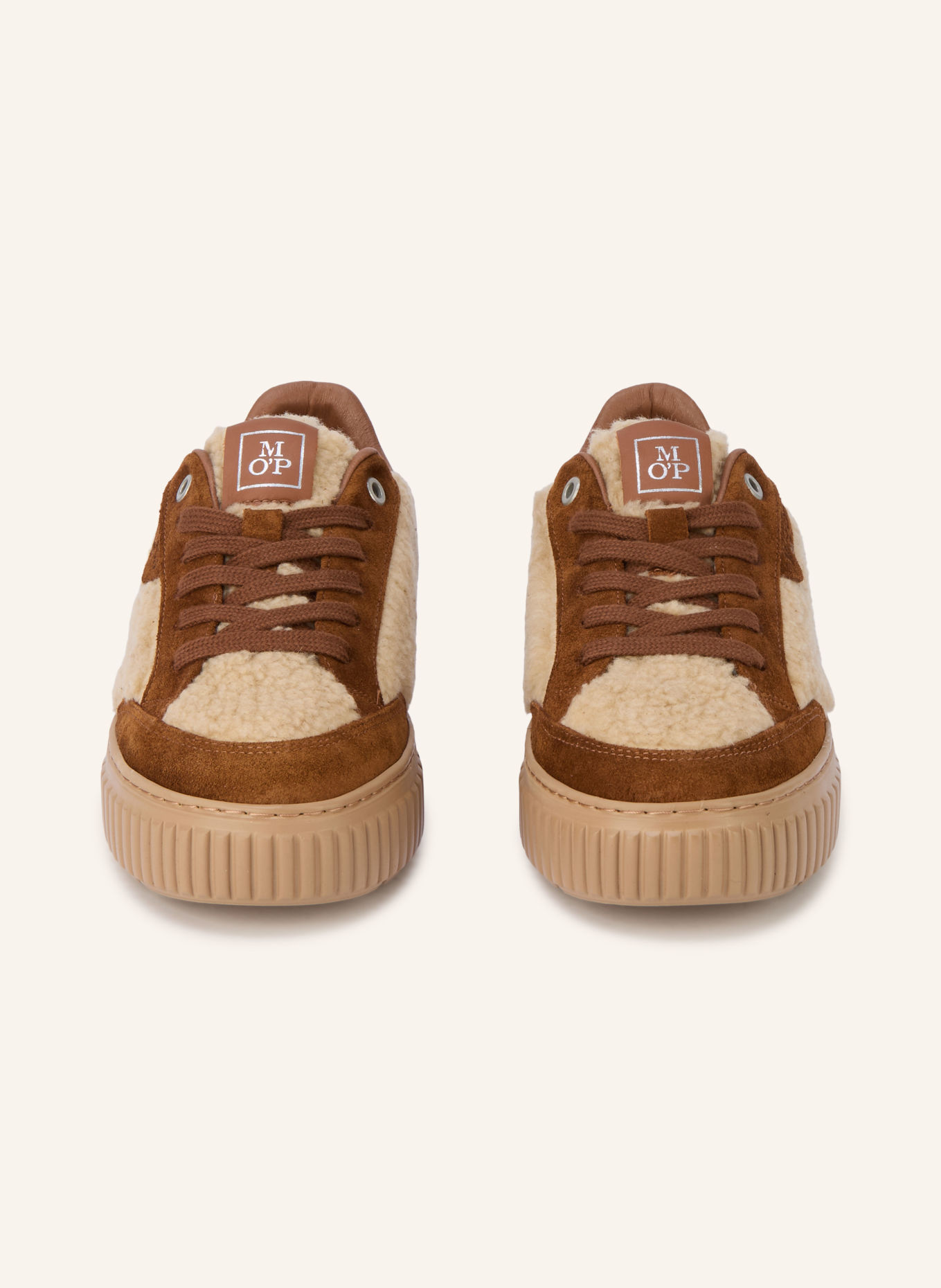 Marc O'Polo SVENJA Sneakers: COGNAC / LIGHT BROWN