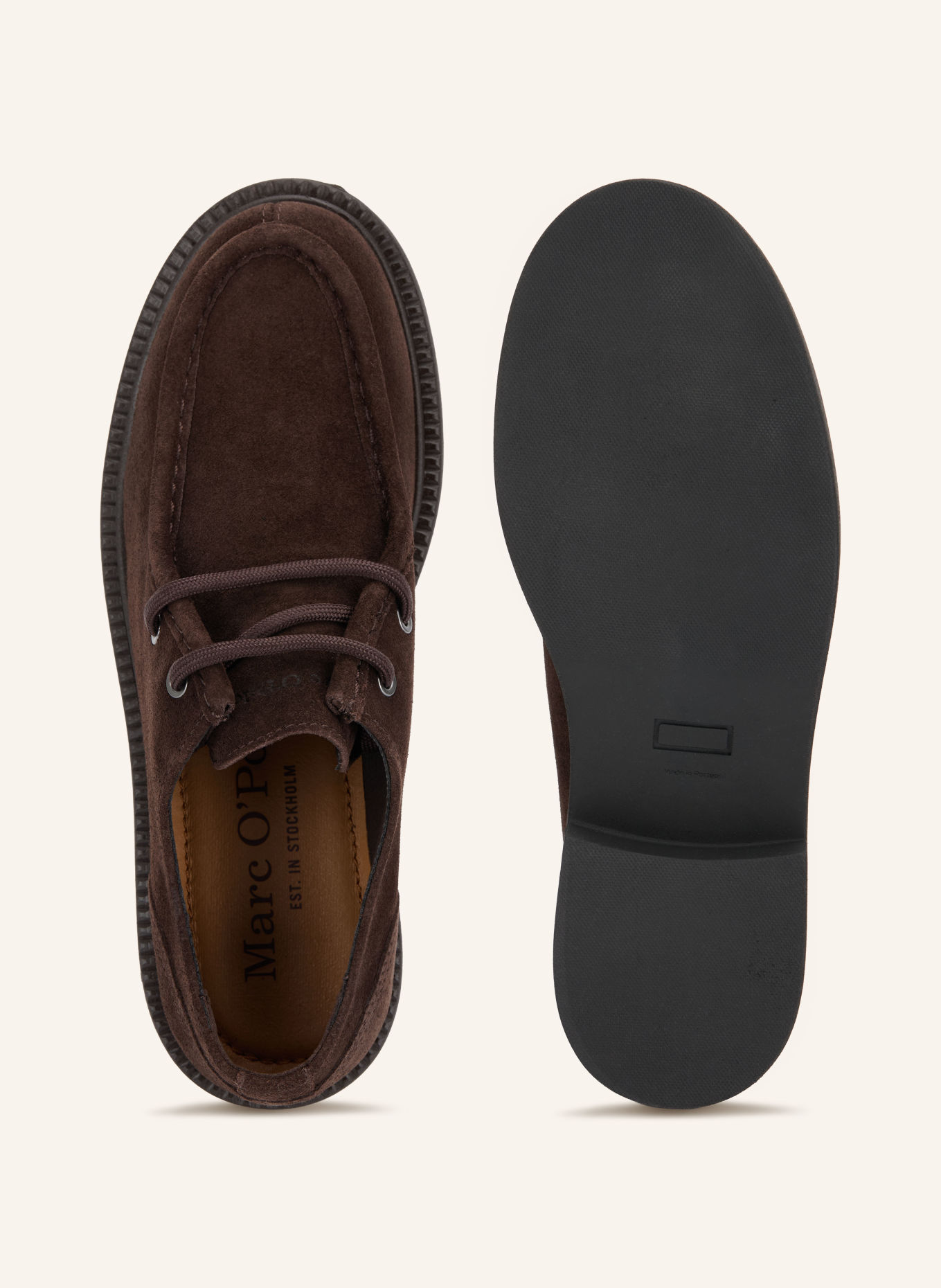 Marc O'Polo Veterschoen PERLA 1: MARRON FONCÉ
