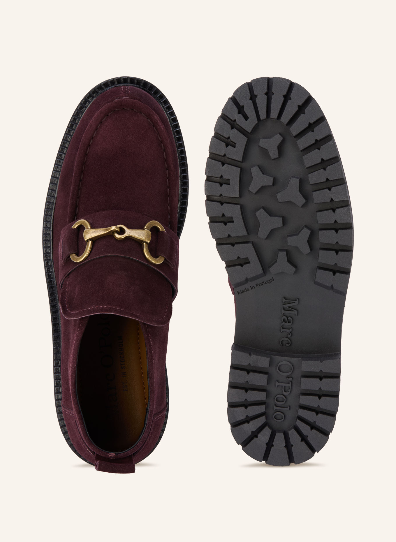 Marc O'Polo Loafers PHIA: LILAS FONCÉ / OR