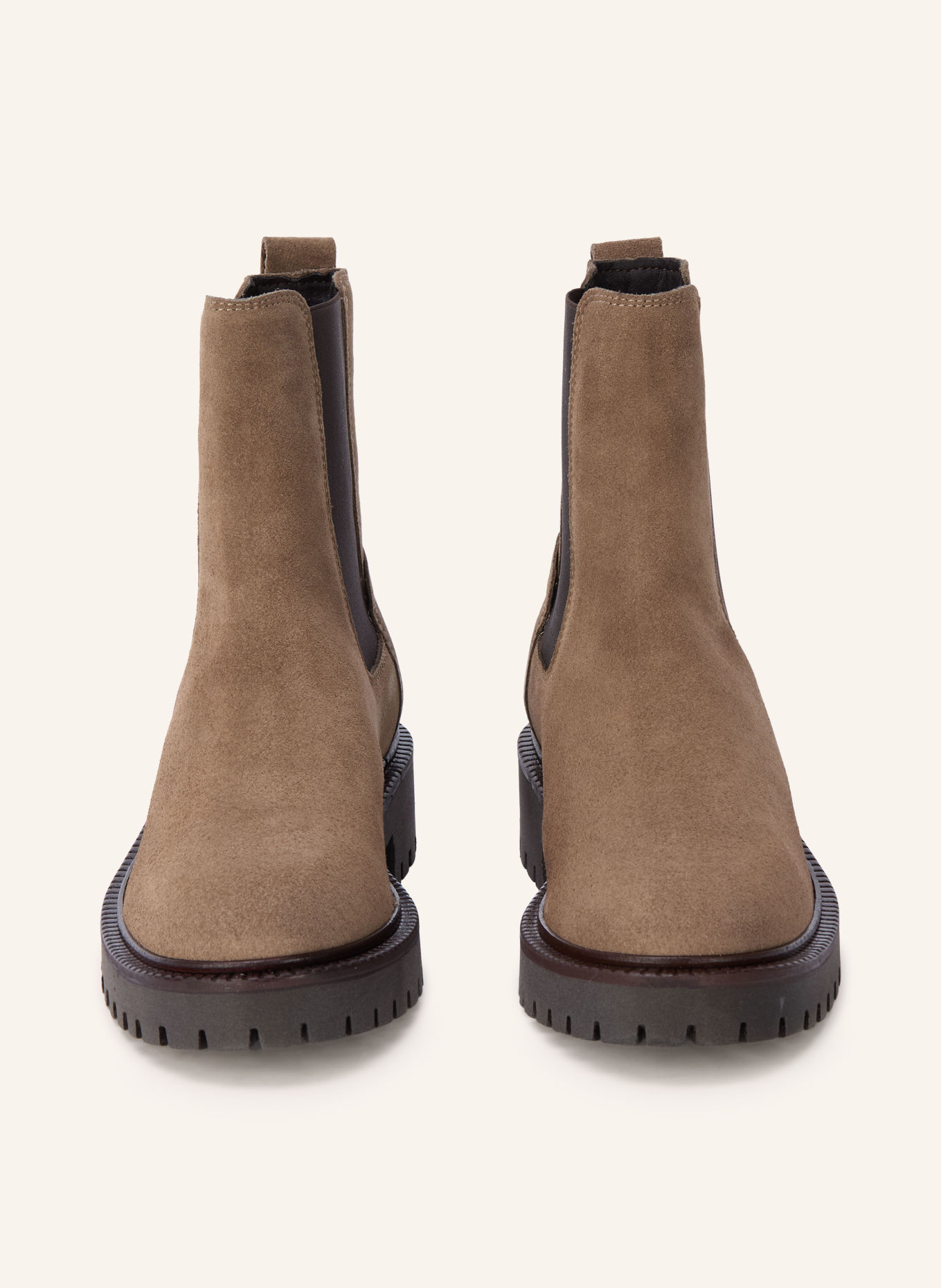 Marc O'Polo Bottines Chelsea PHIA: BEIGE / MARRON FONCÉ