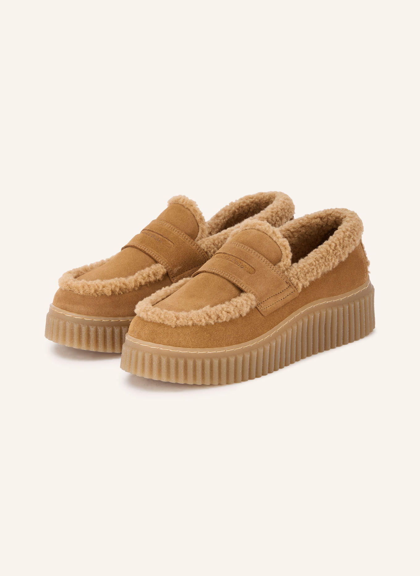 Marc O'Polo Loafers à barrette BIANCA: COGNAC / MARRON CLAIR