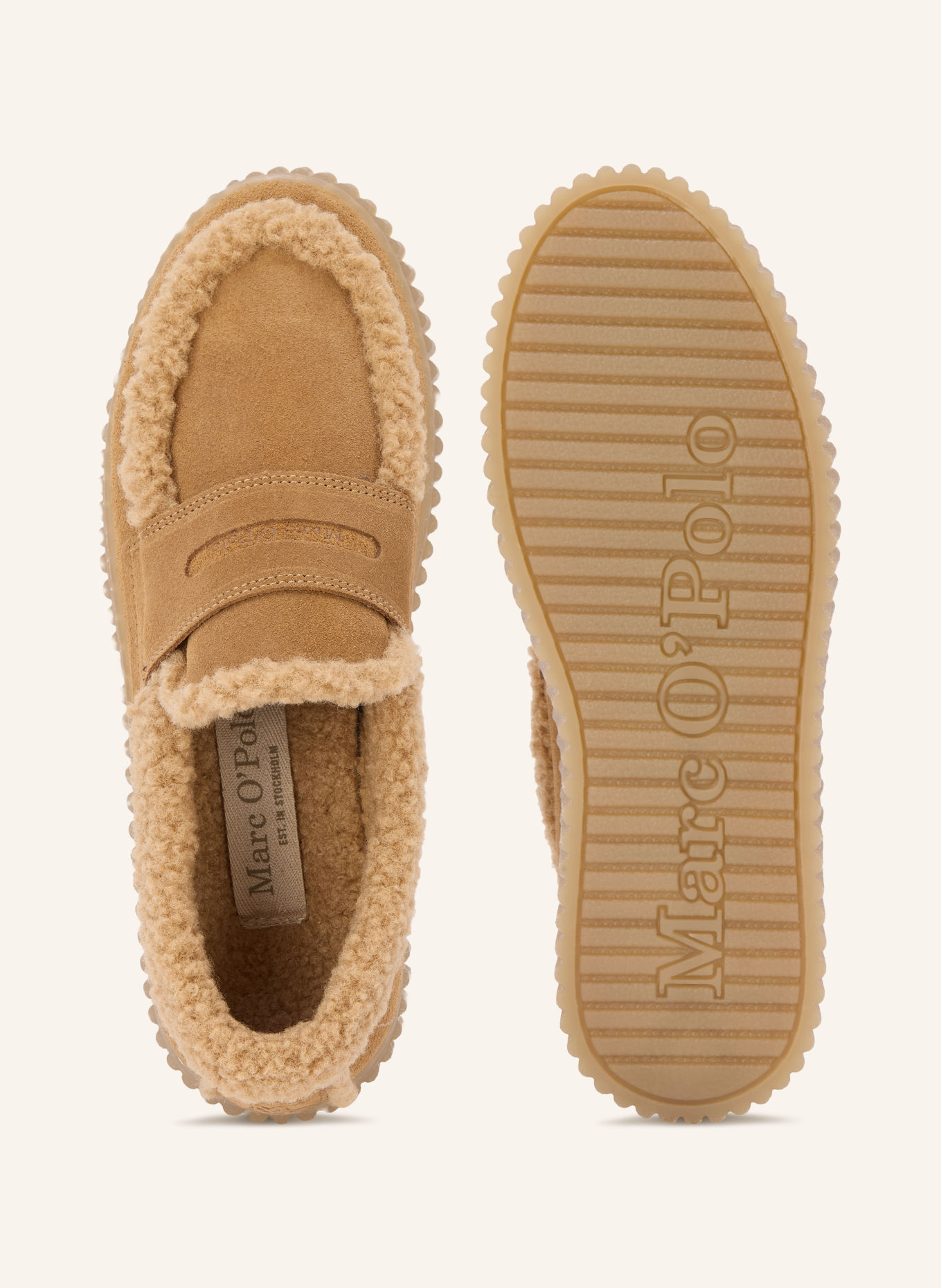 Marc O'Polo Loafers à barrette BIANCA: COGNAC / MARRON CLAIR