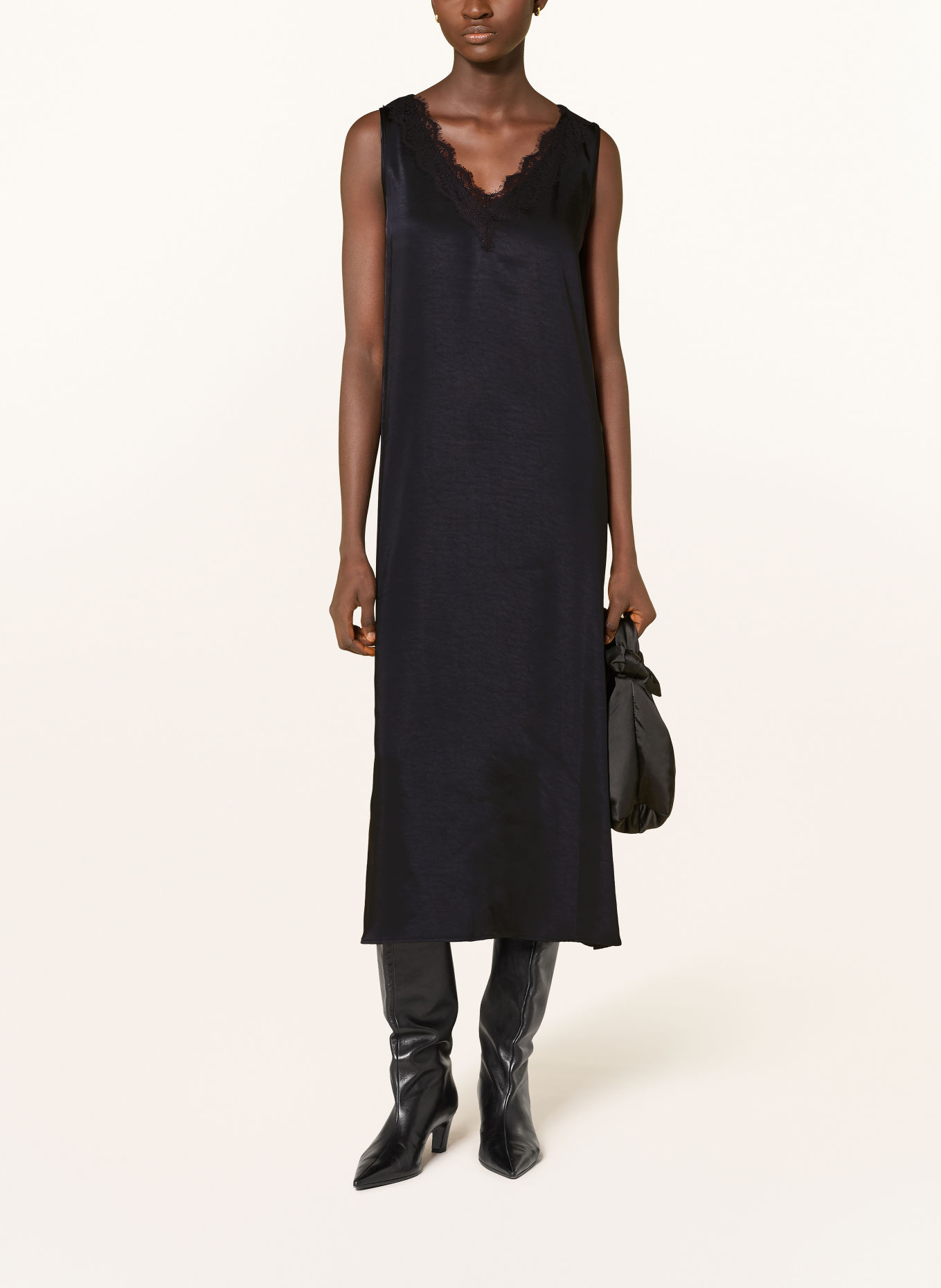 ROBE LÉGÈRE Set: Sweater and dress: BLACK