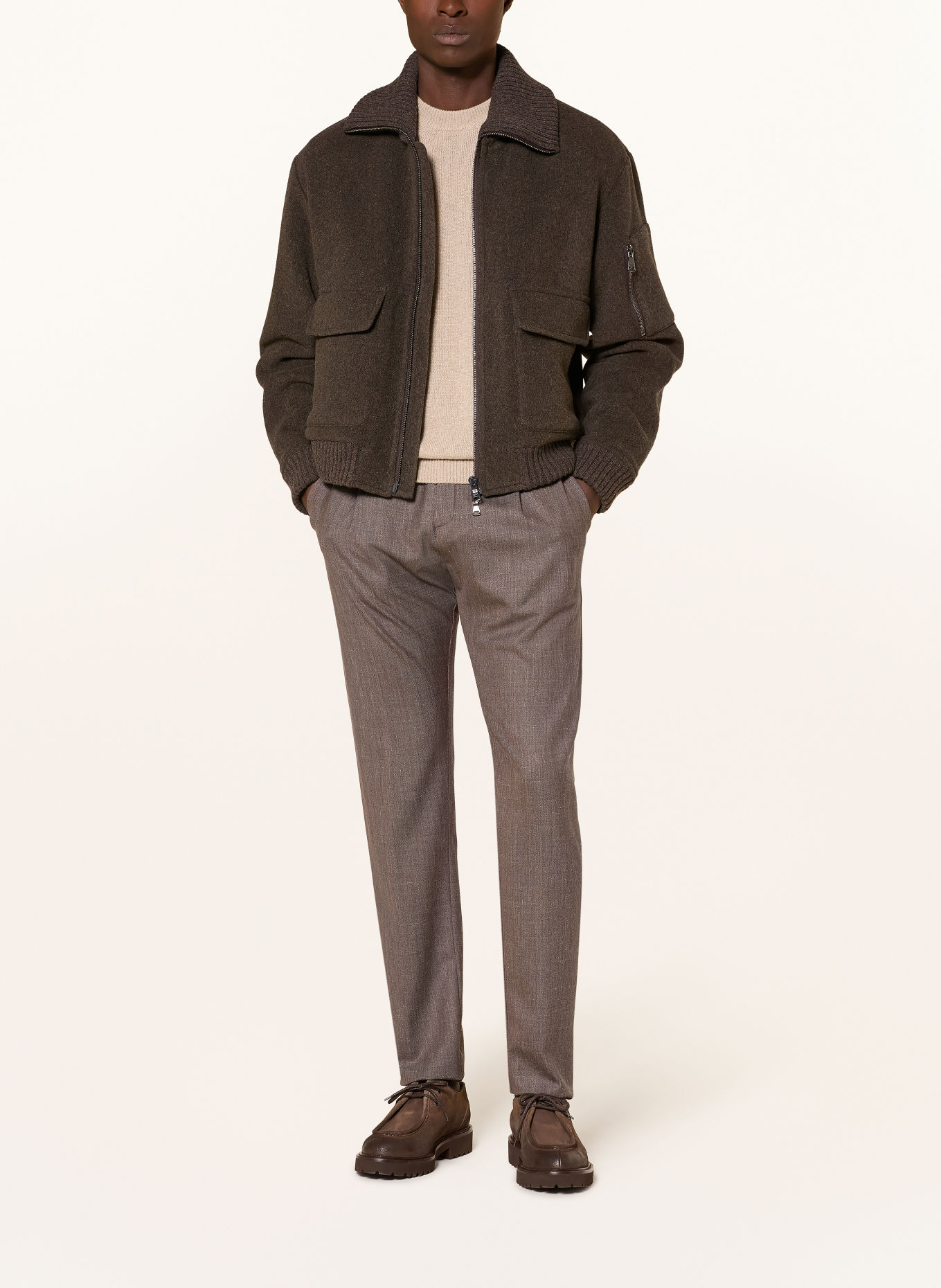 PAUL & SHARK Blouson: BRAUN