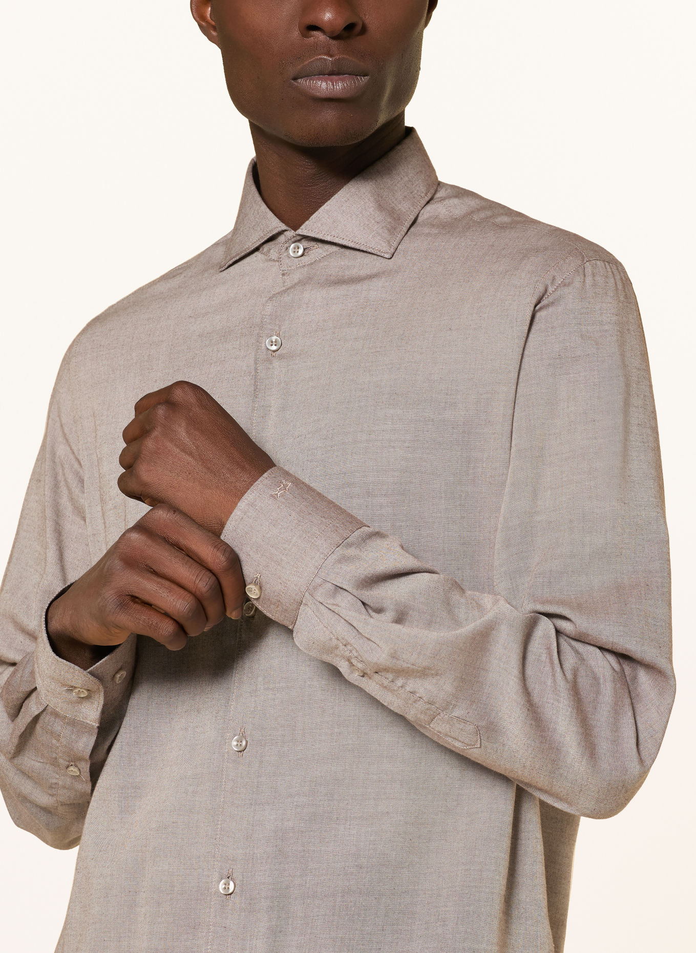PAUL & SHARK Overhemd Regular Fit: TAUPE