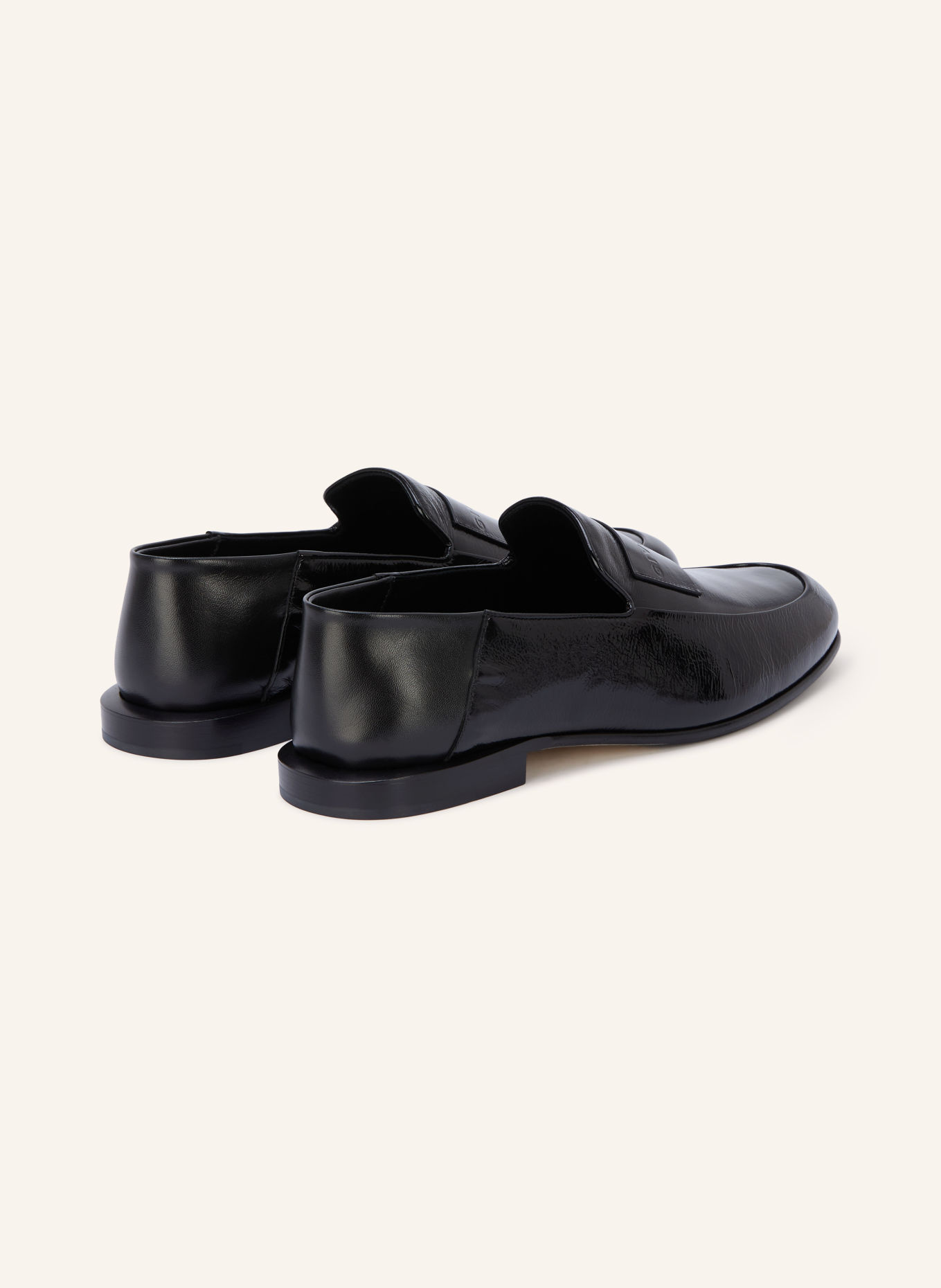 GIVENCHY Lakierowane loafersy: CZARNY