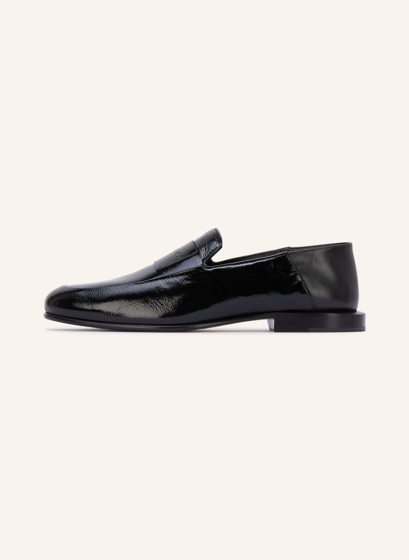 GIVENCHY Lakierowane loafersy: CZARNY
