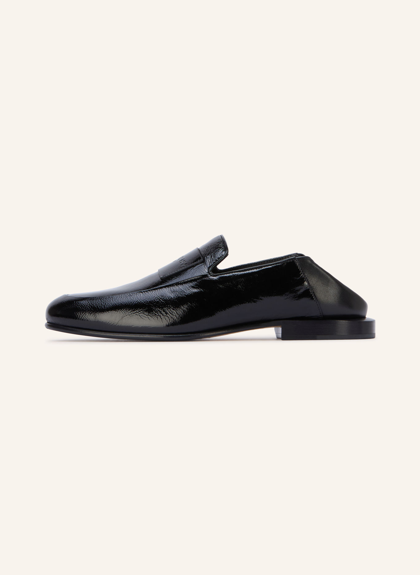 GIVENCHY Lakierowane loafersy: CZARNY