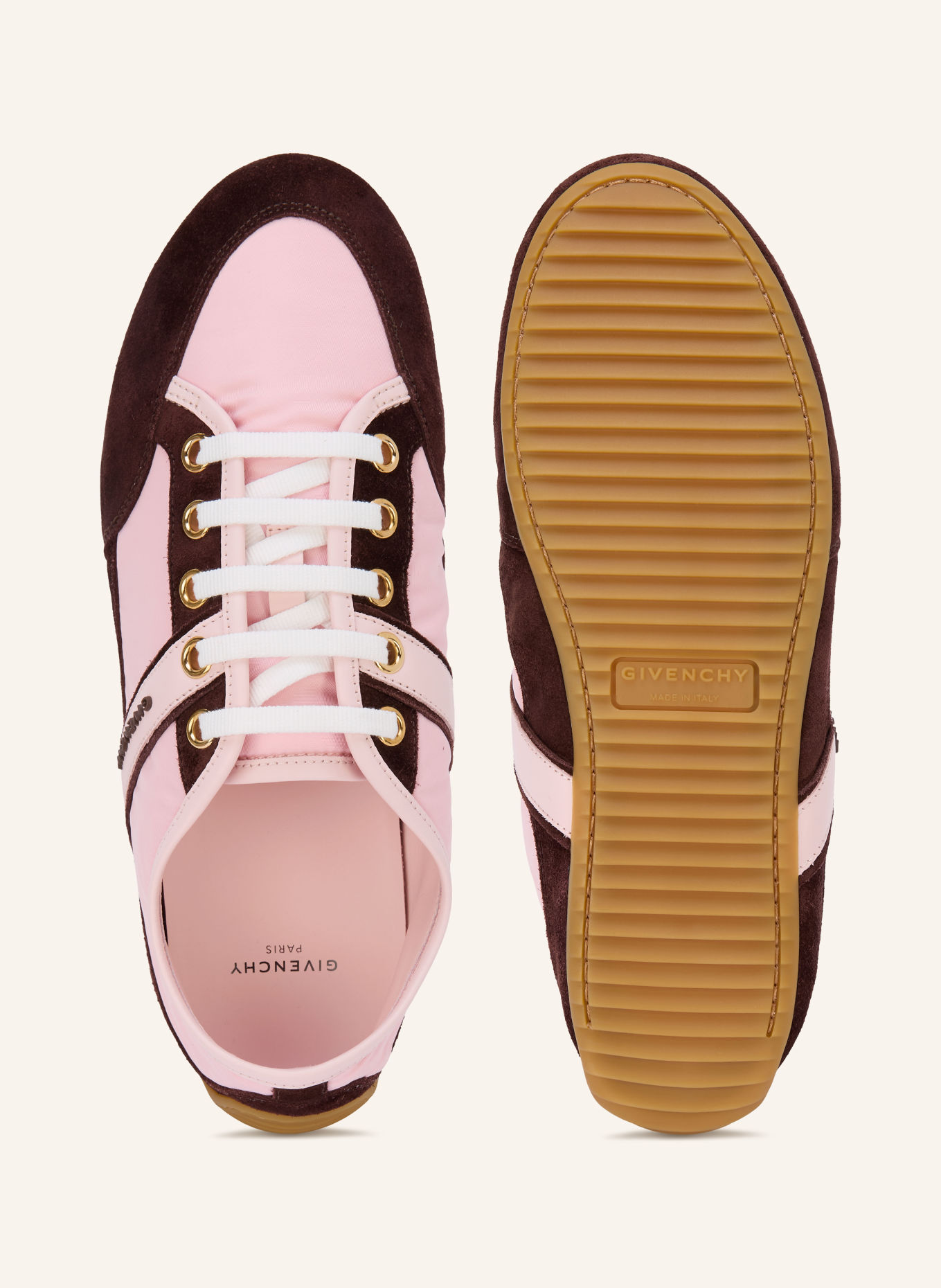 GIVENCHY Sneakers: ROSA / GULD / MÖRKBRUN