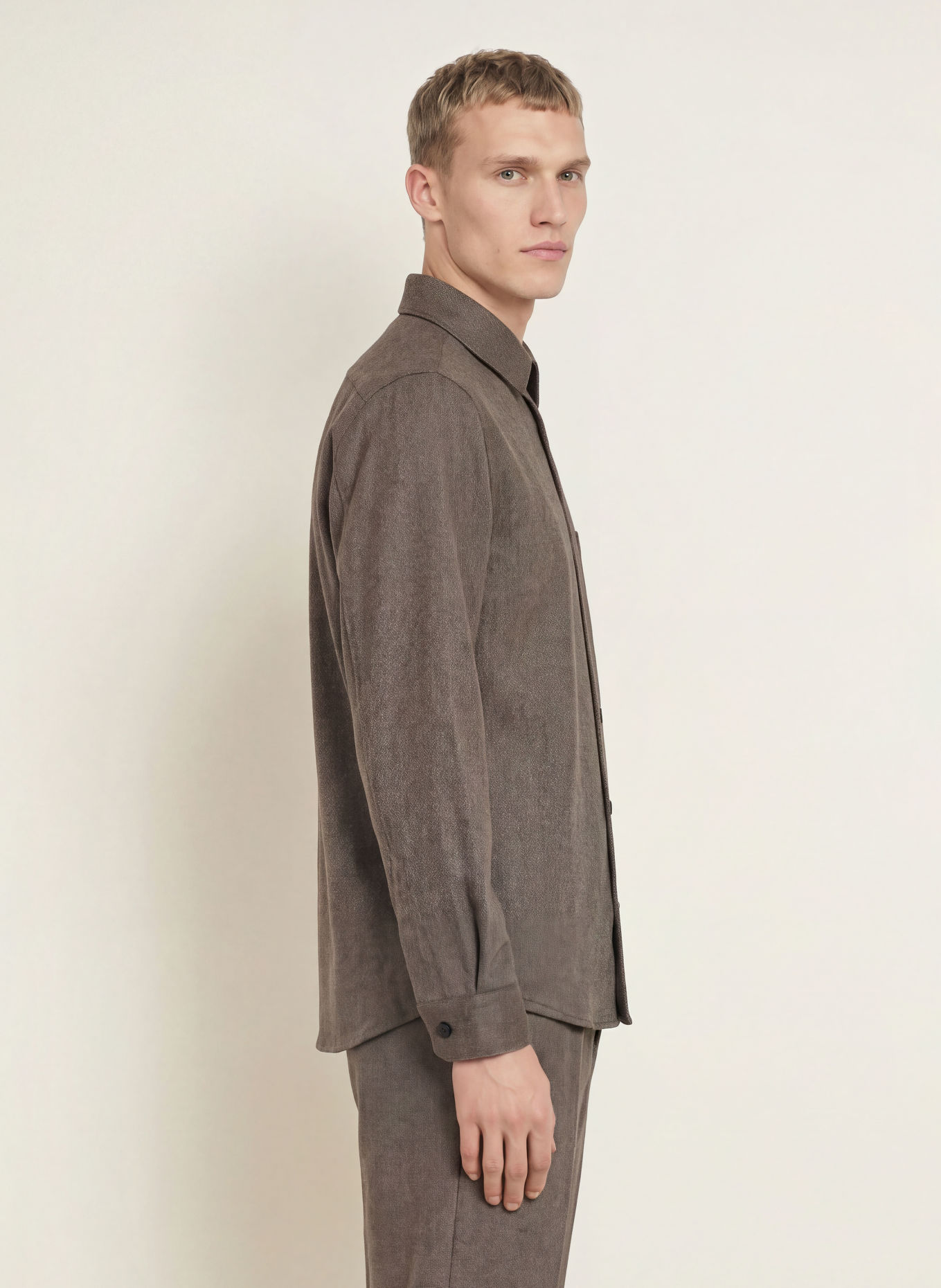 PROFUOMO Overshirt: TAUPE