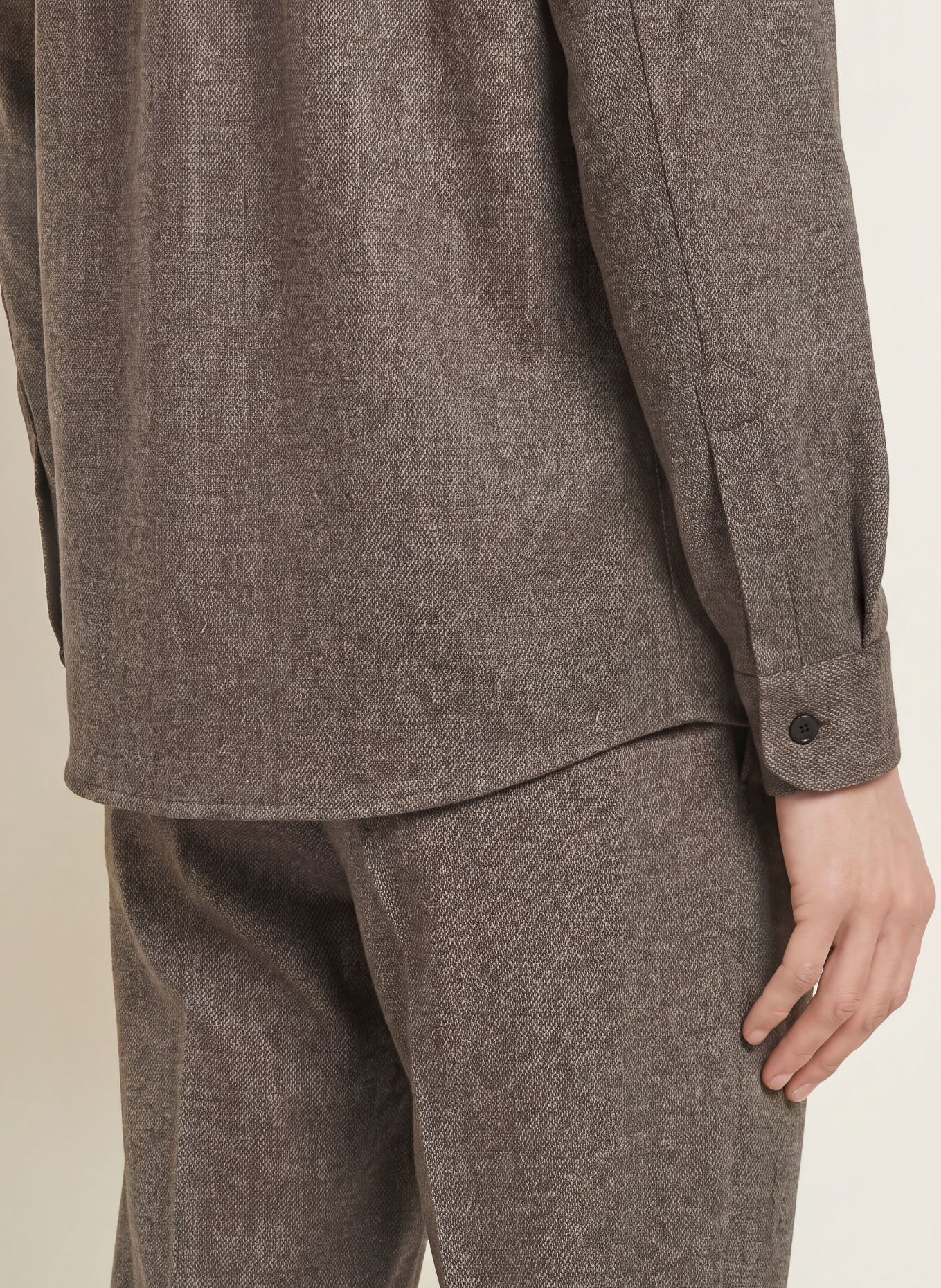 PROFUOMO Overshirt: TAUPE