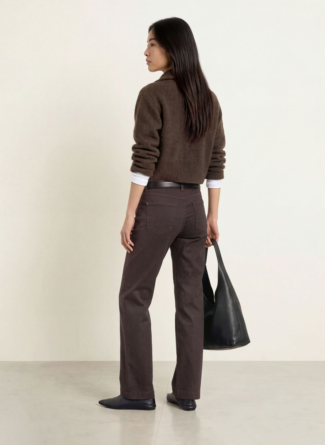 MAC Wide leg jeans DREAM WIDE: D799 brown rinsed