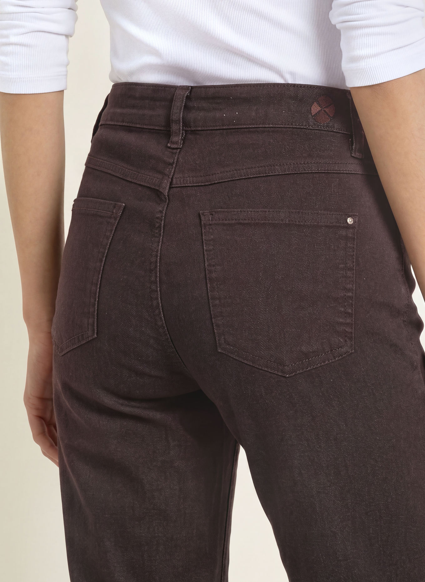 MAC Wide leg jeans DREAM WIDE: D799 brown rinsed