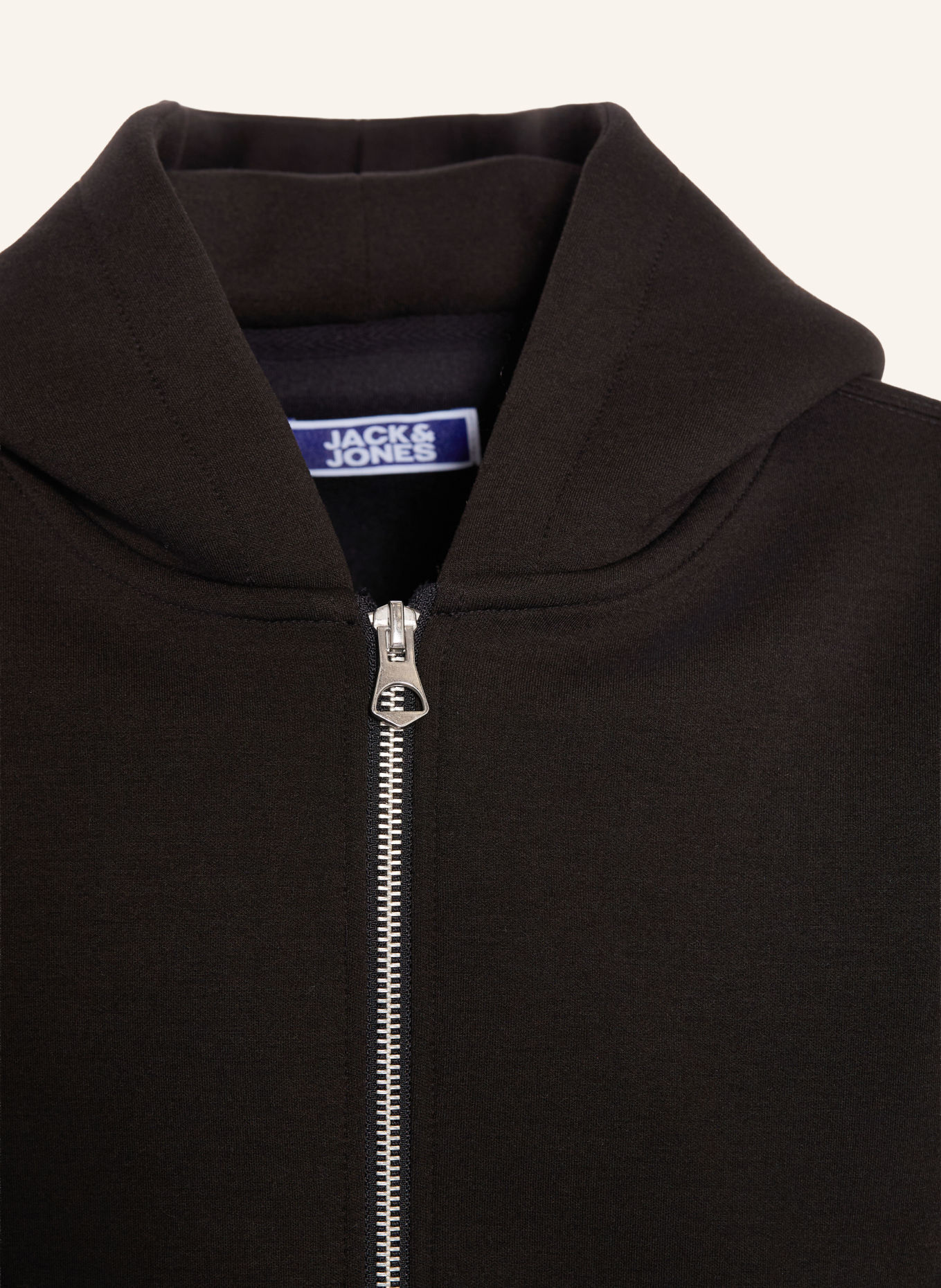 JACK&JONES Jachetă din material de tip sweat: NEGRU