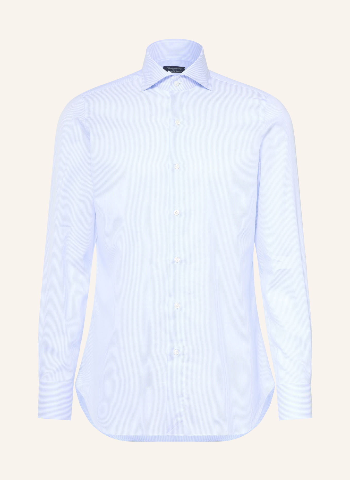 FINAMORE 1925 Hemd NAPOLI EDUARDO Regular Fit: HELLBLAU / WEISS