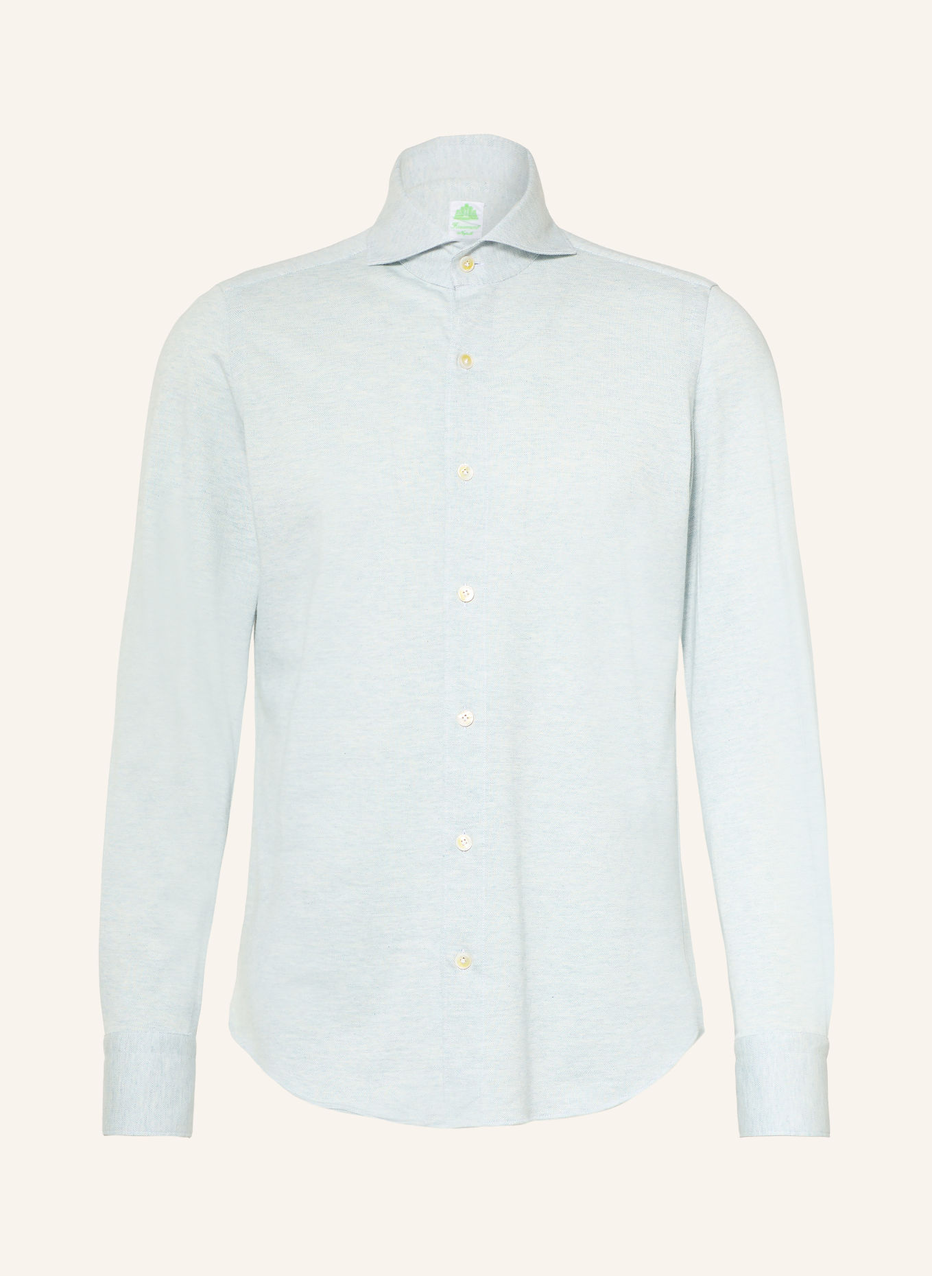 FINAMORE 1925 Hemd TORONTO SERGIO Slim Fit: HELLBLAU