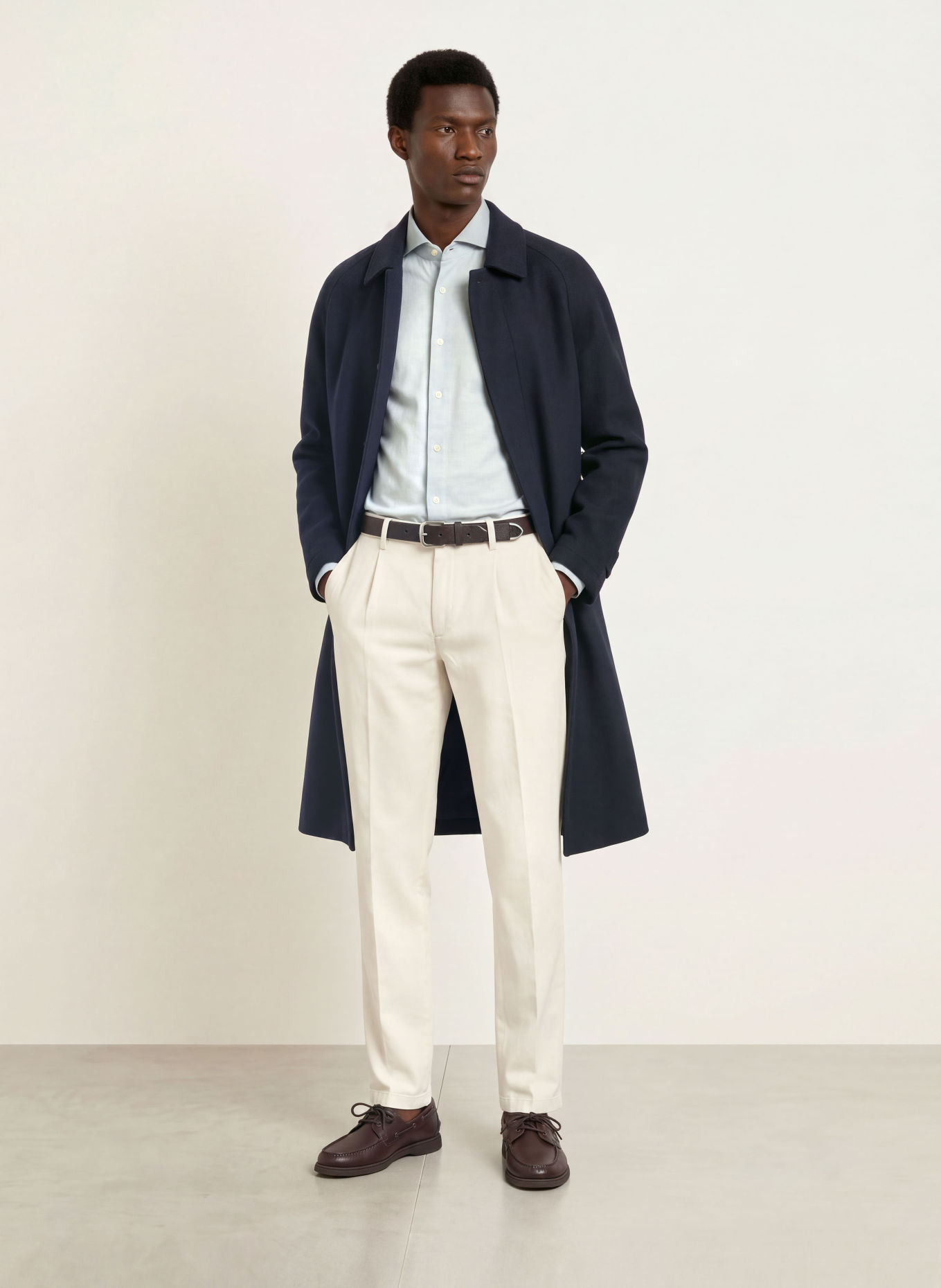 FINAMORE 1925 Hemd TORONTO SERGIO Slim Fit: HELLBLAU