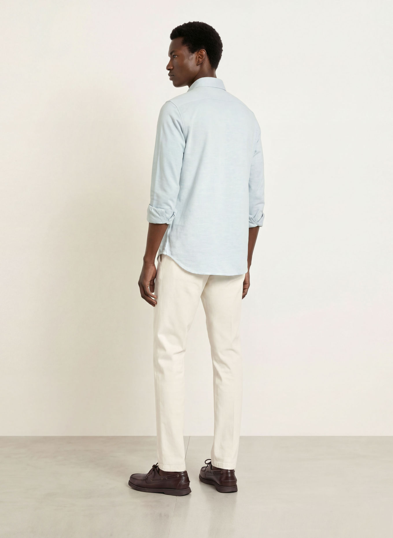 FINAMORE 1925 Hemd TORONTO SERGIO Slim Fit: HELLBLAU