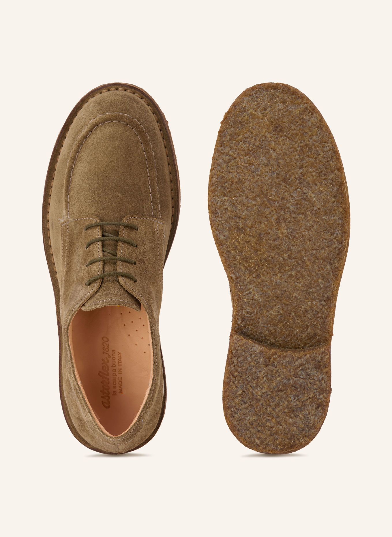 astorflex Snörskor CARLFLEX: TAUPE