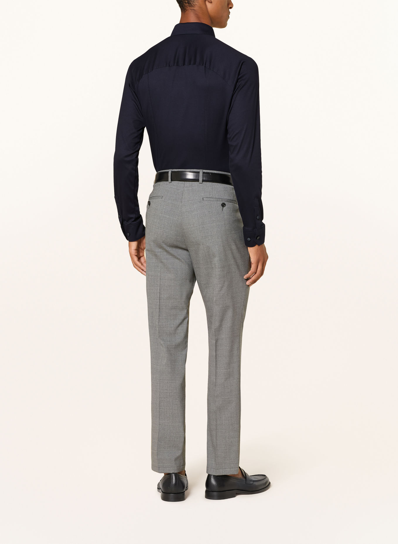 DESOTO Jerseyhemd Slim Fit: DUNKELBLAU