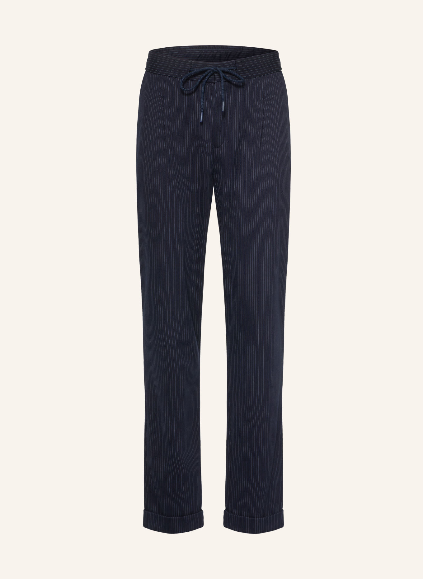 DESOTO Broek in joggingstijl, slim fit: DONKERBLAUW / BLAUW