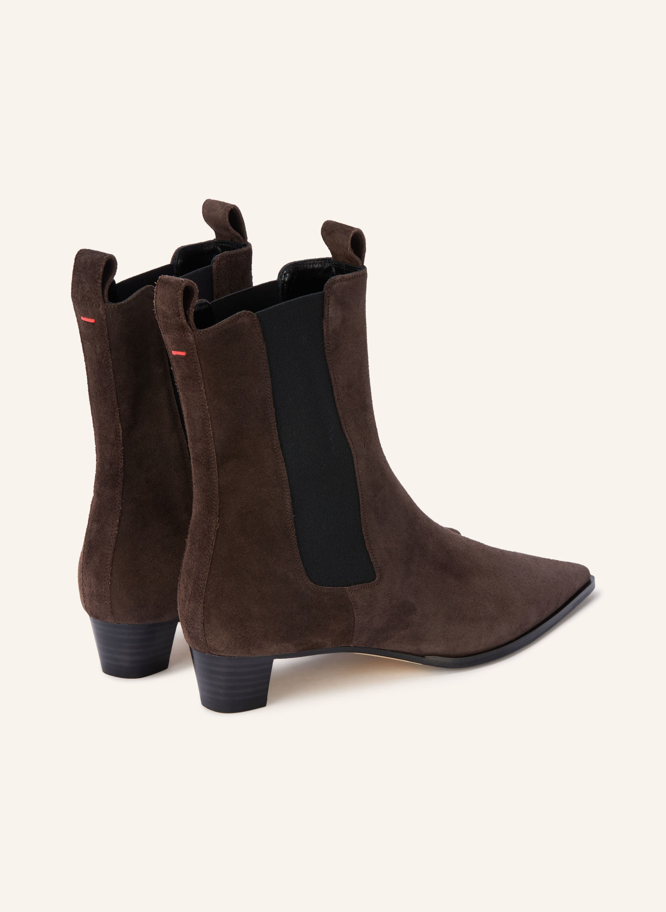 Aeyde Bottines KIKI: MARRON FONCÉ / NOIR