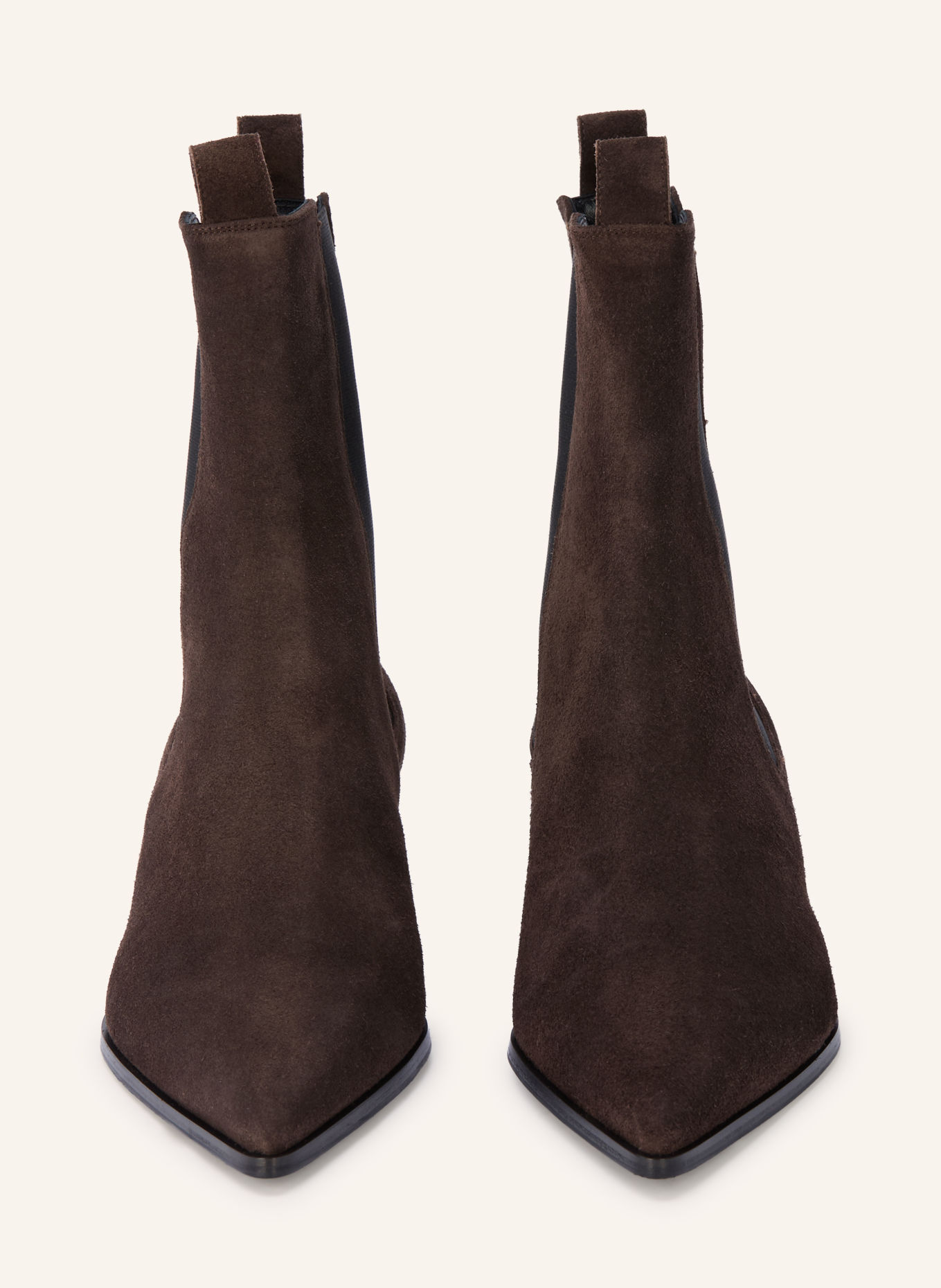 Aeyde Bottines KIKI: MARRON FONCÉ / NOIR