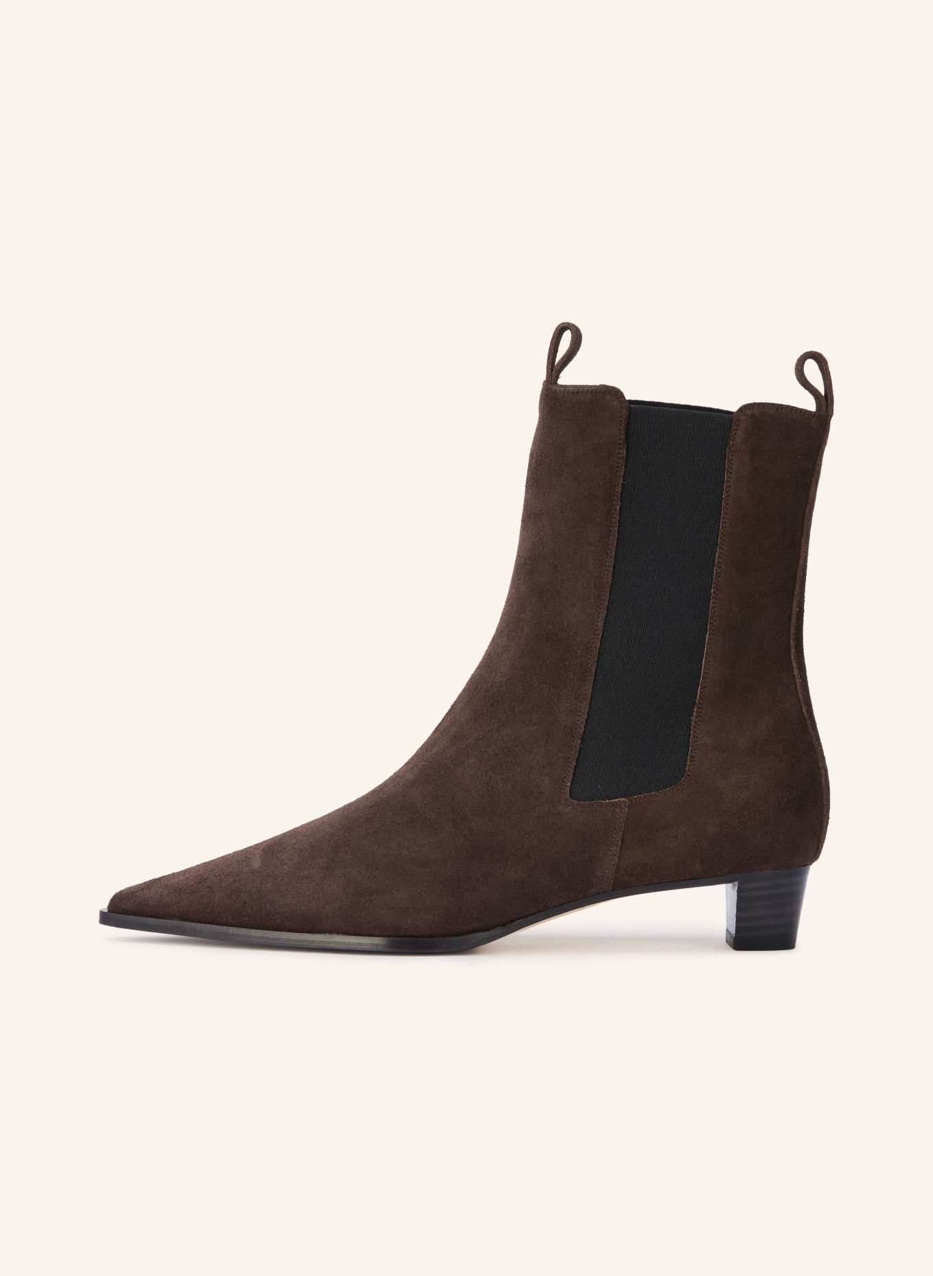 Aeyde Bottines KIKI: MARRON FONCÉ / NOIR