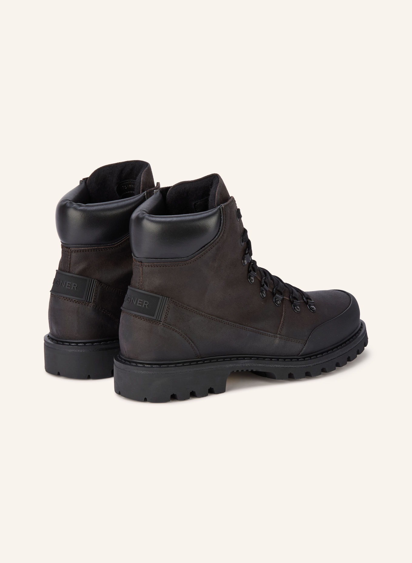 BOGNER HELSINKI Lace-up boots: DARK BROWN / BLACK