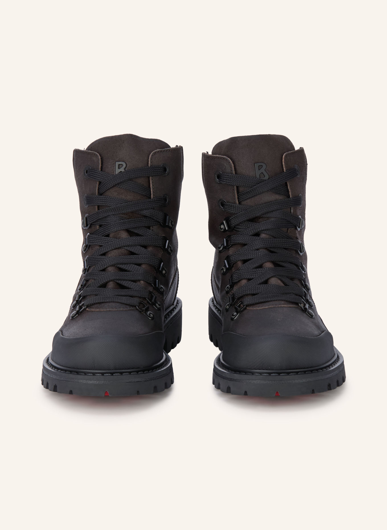 BOGNER HELSINKI Lace-up boots: DARK BROWN / BLACK