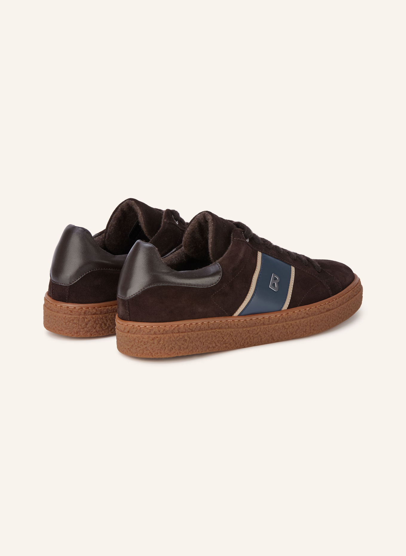 BOGNER CLEVELAND 15 Sneakers: DARK BROWN / TAUPE / BLUE