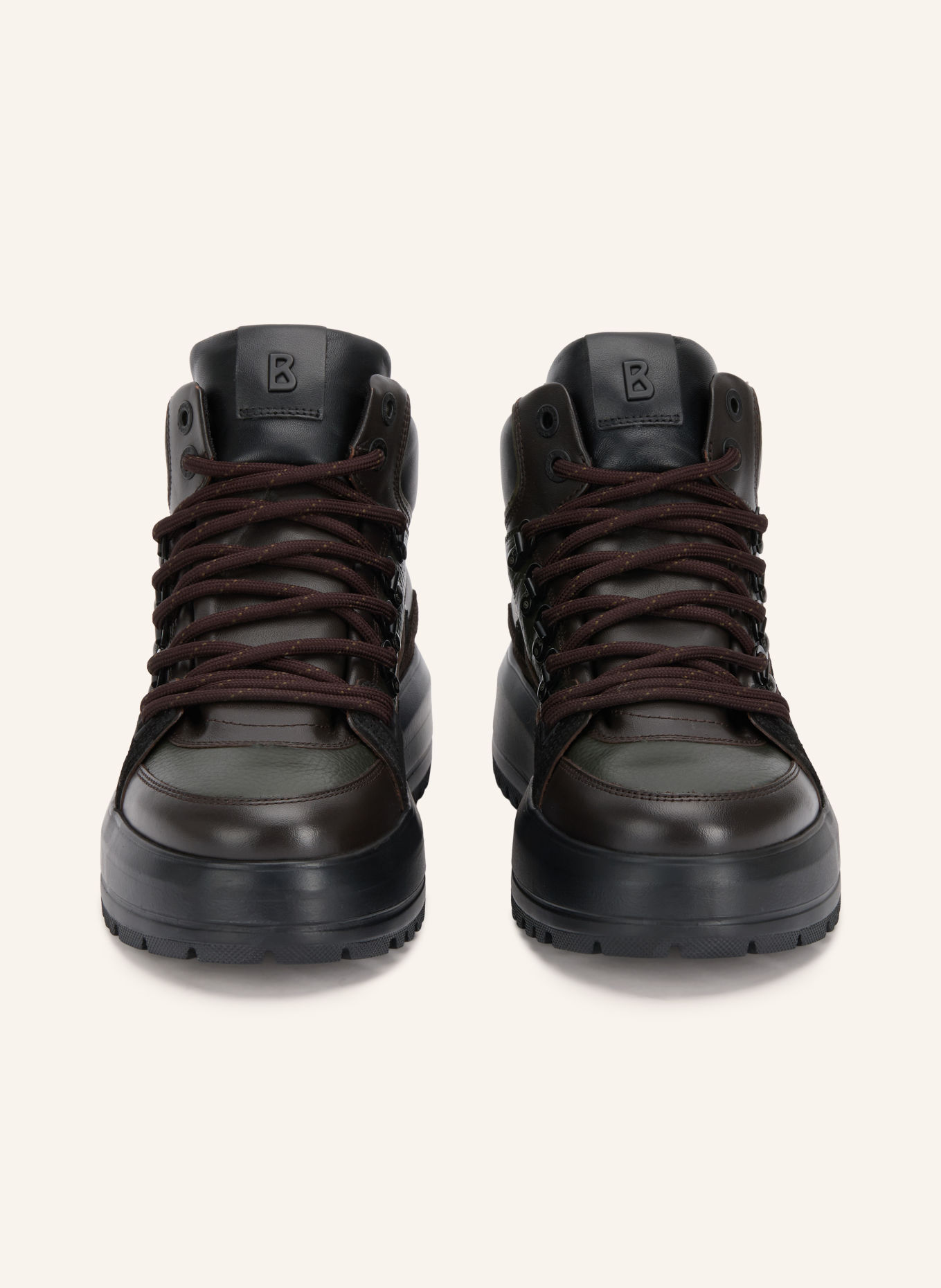 BOGNER Schnürboots ANTWERP: DUNKELBRAUN / OLIV / SCHWARZ