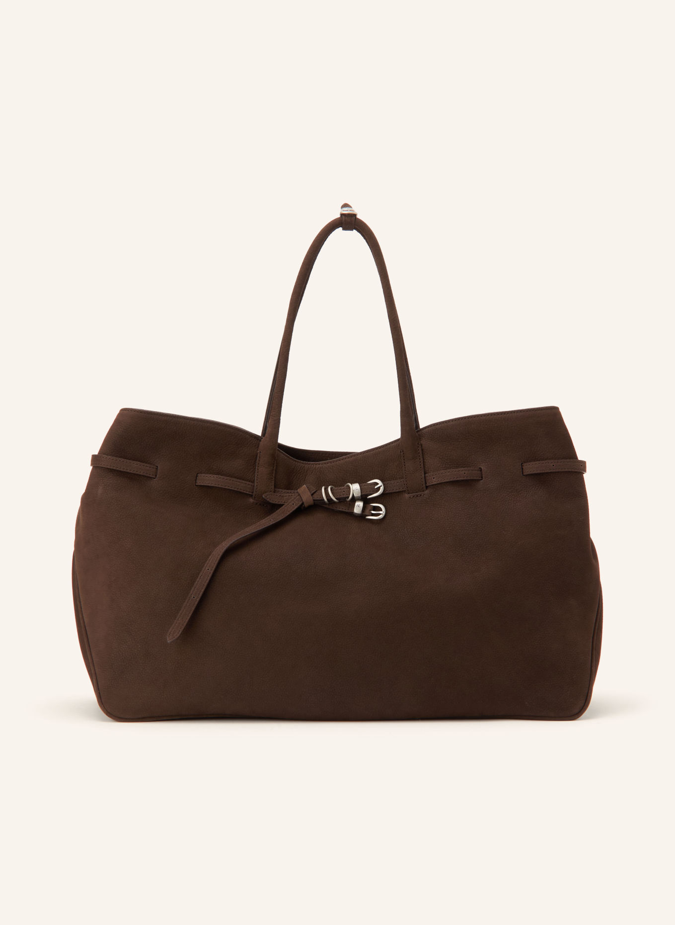 MARGE SHERWOOD Shopper GRANDMA USED BAG XL: DUNKELBRAUN