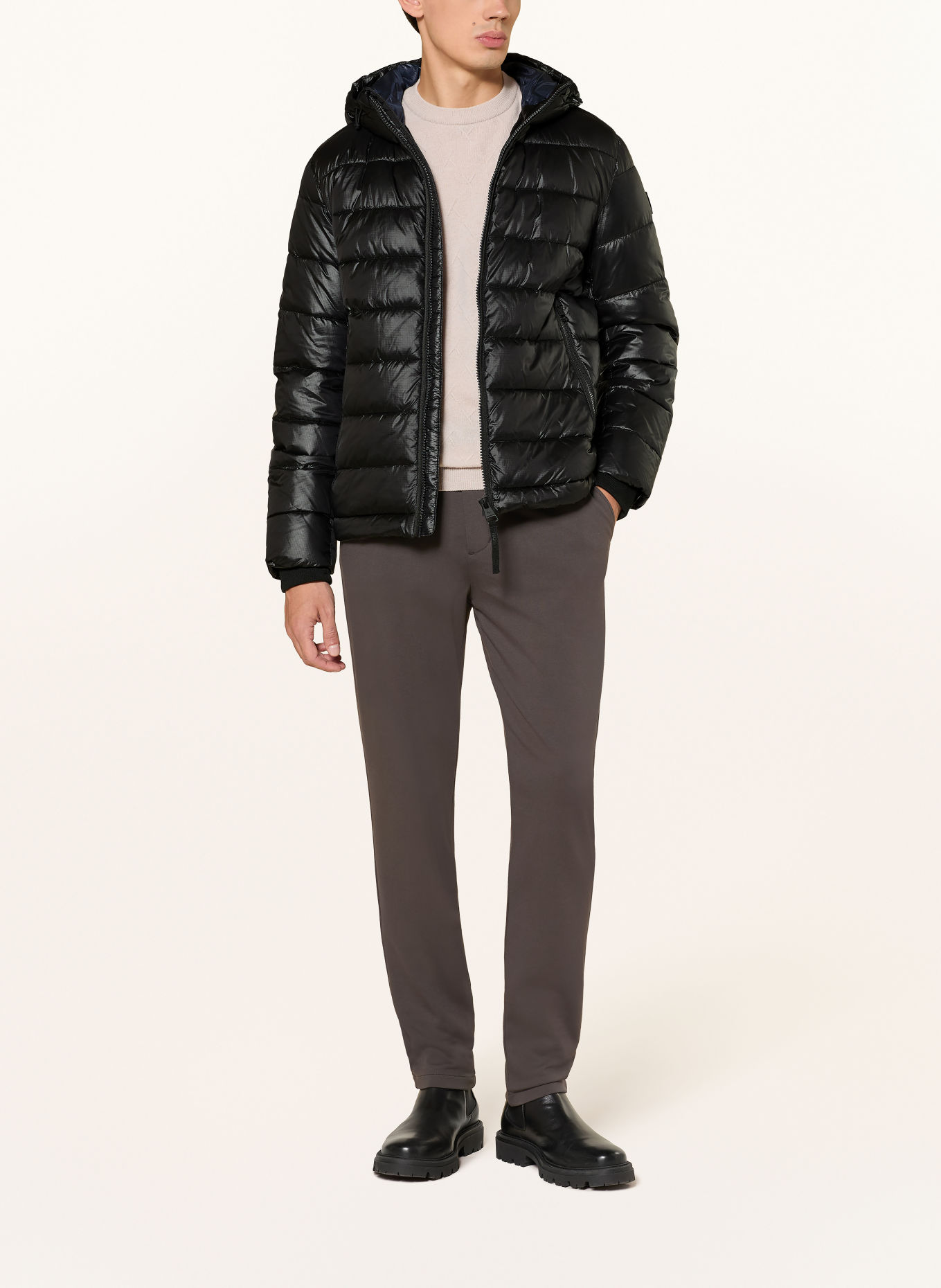 STRELLSON Veste matelassée BAVENO: NOIR