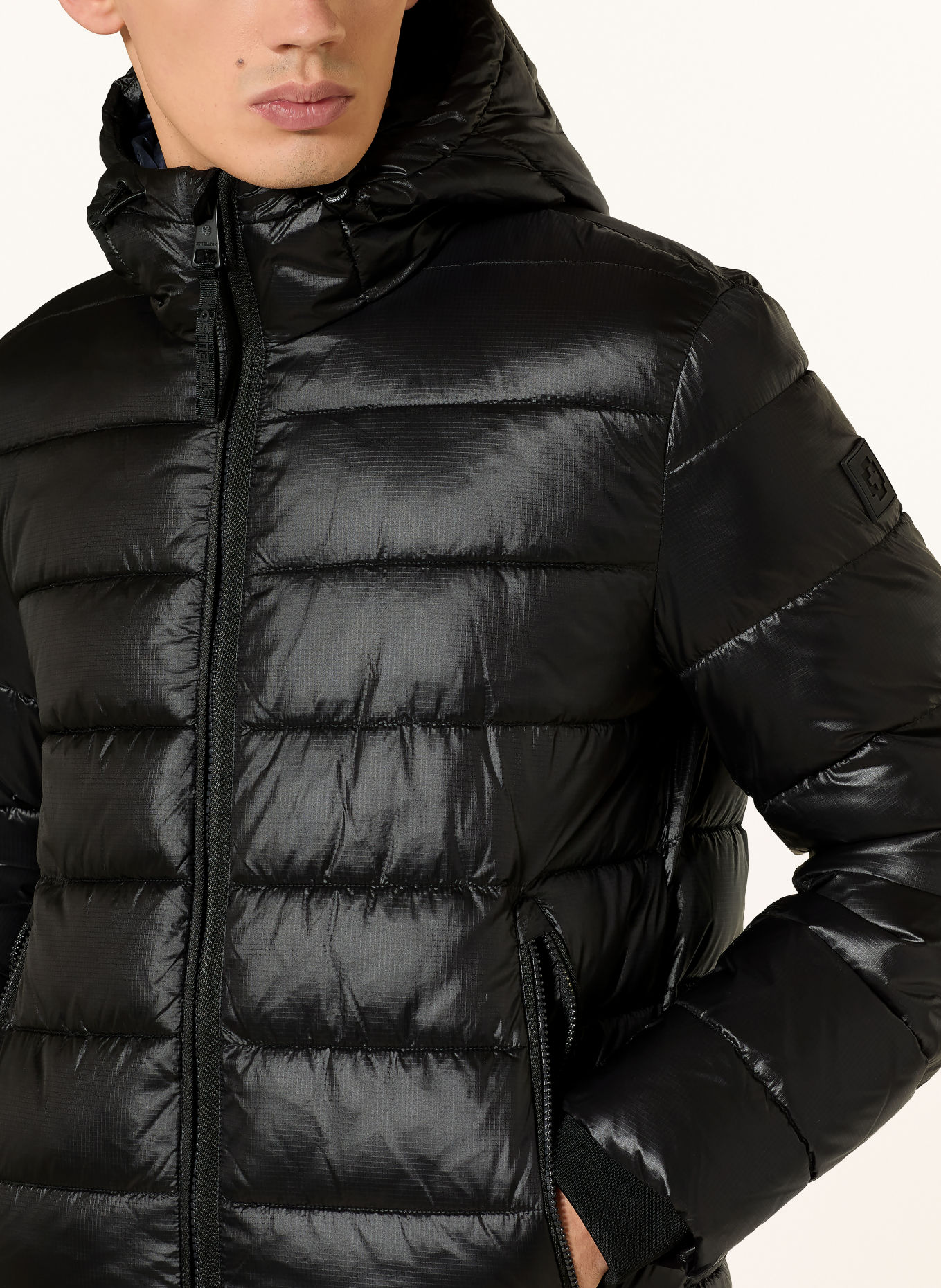 STRELLSON Veste matelassée BAVENO: NOIR