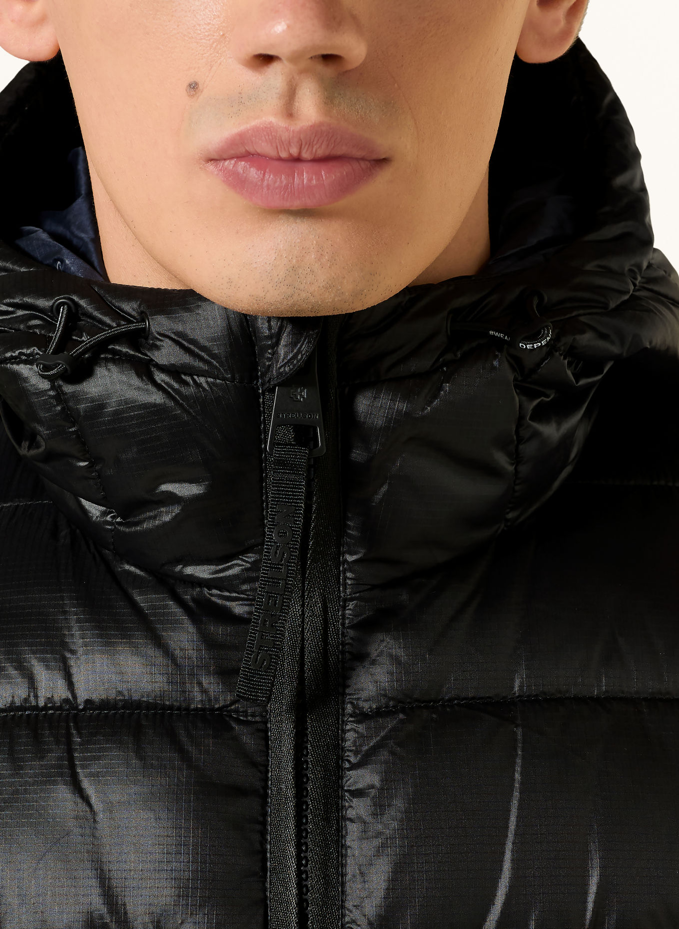 STRELLSON Veste matelassée BAVENO: NOIR