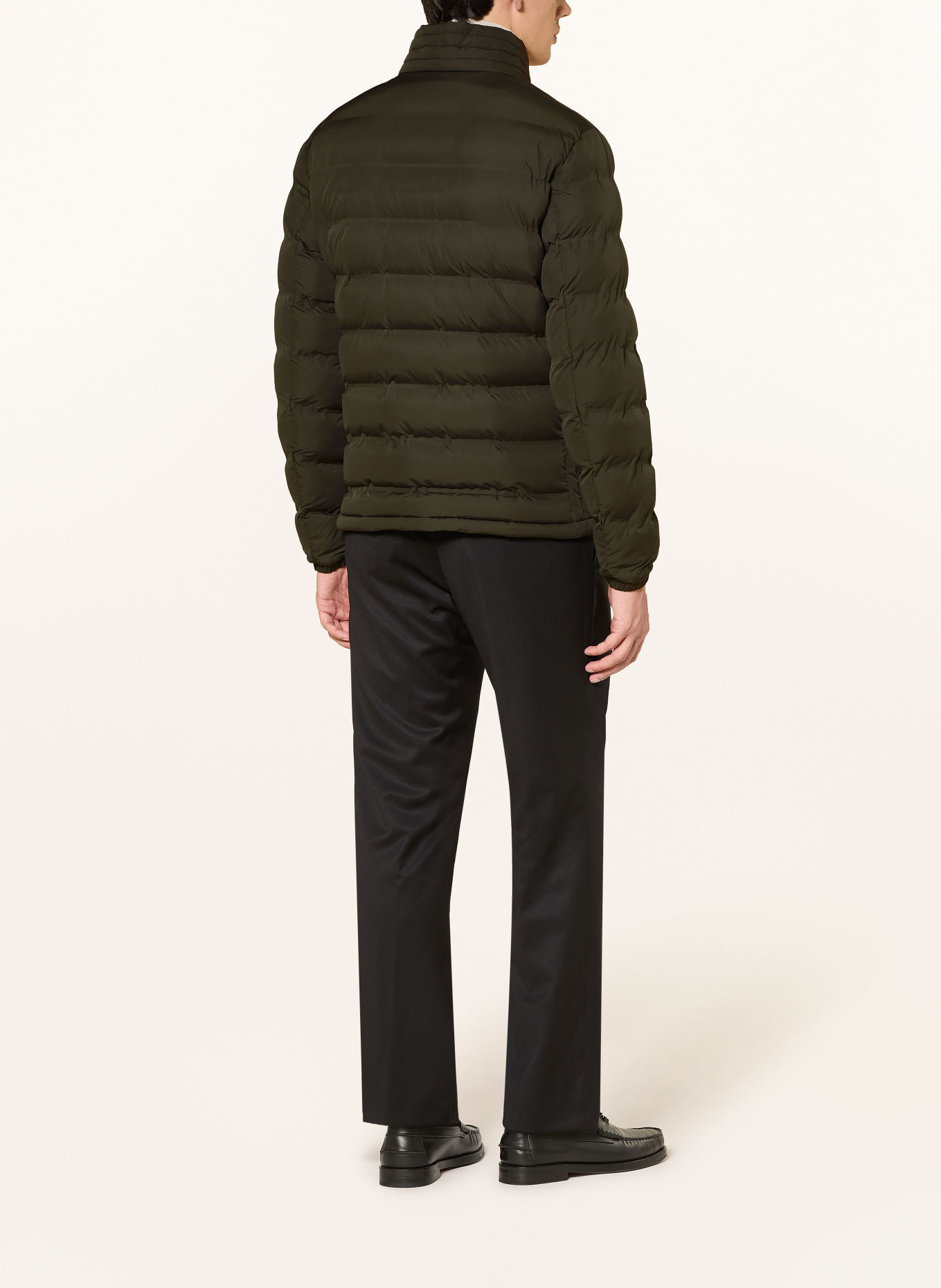 STRELLSON MODENA FUSED Quilted Jacket: KHAKI