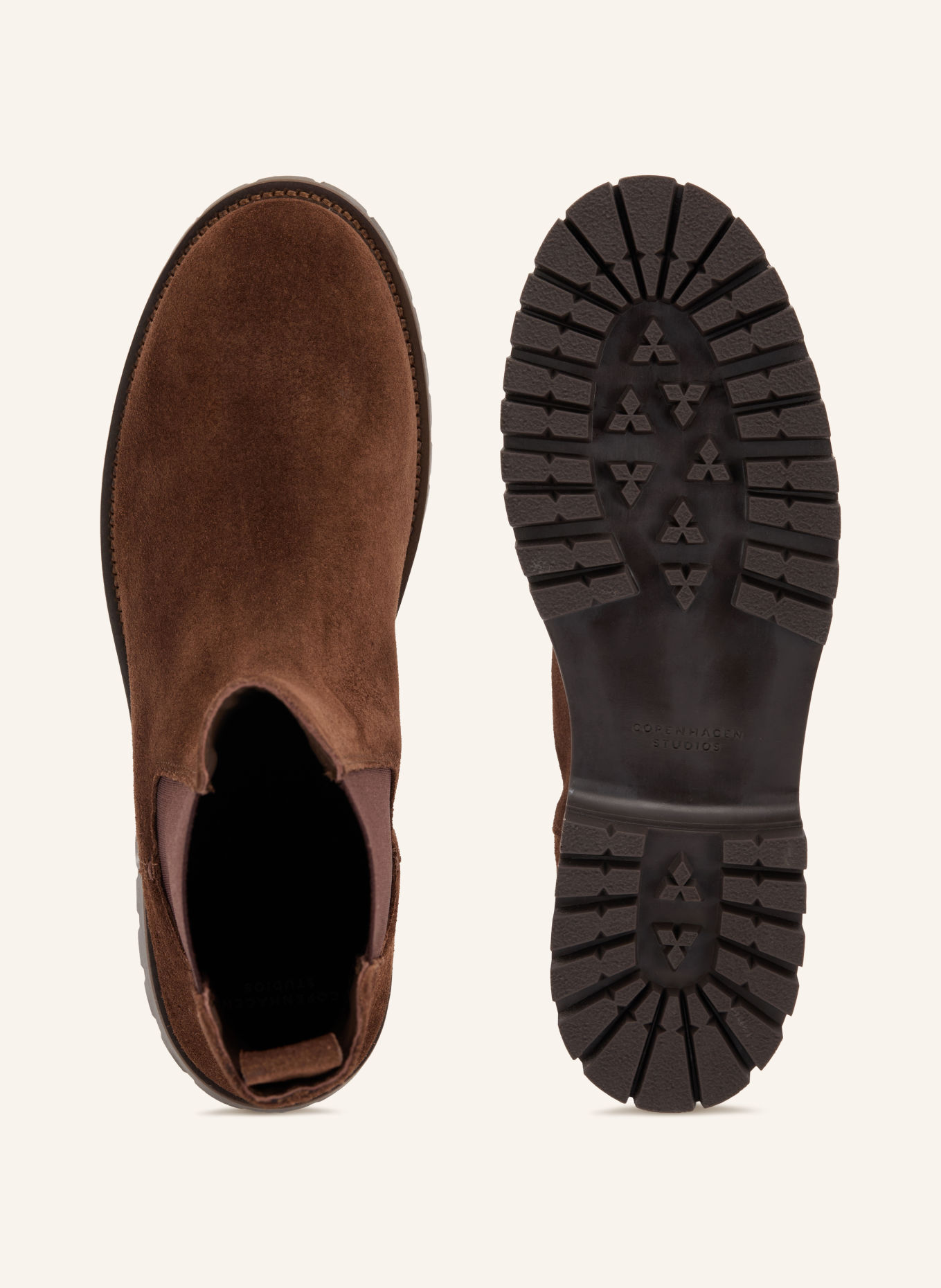 COPENHAGEN STUDIOS Chelsea boots CPH850: DARK BROWN
