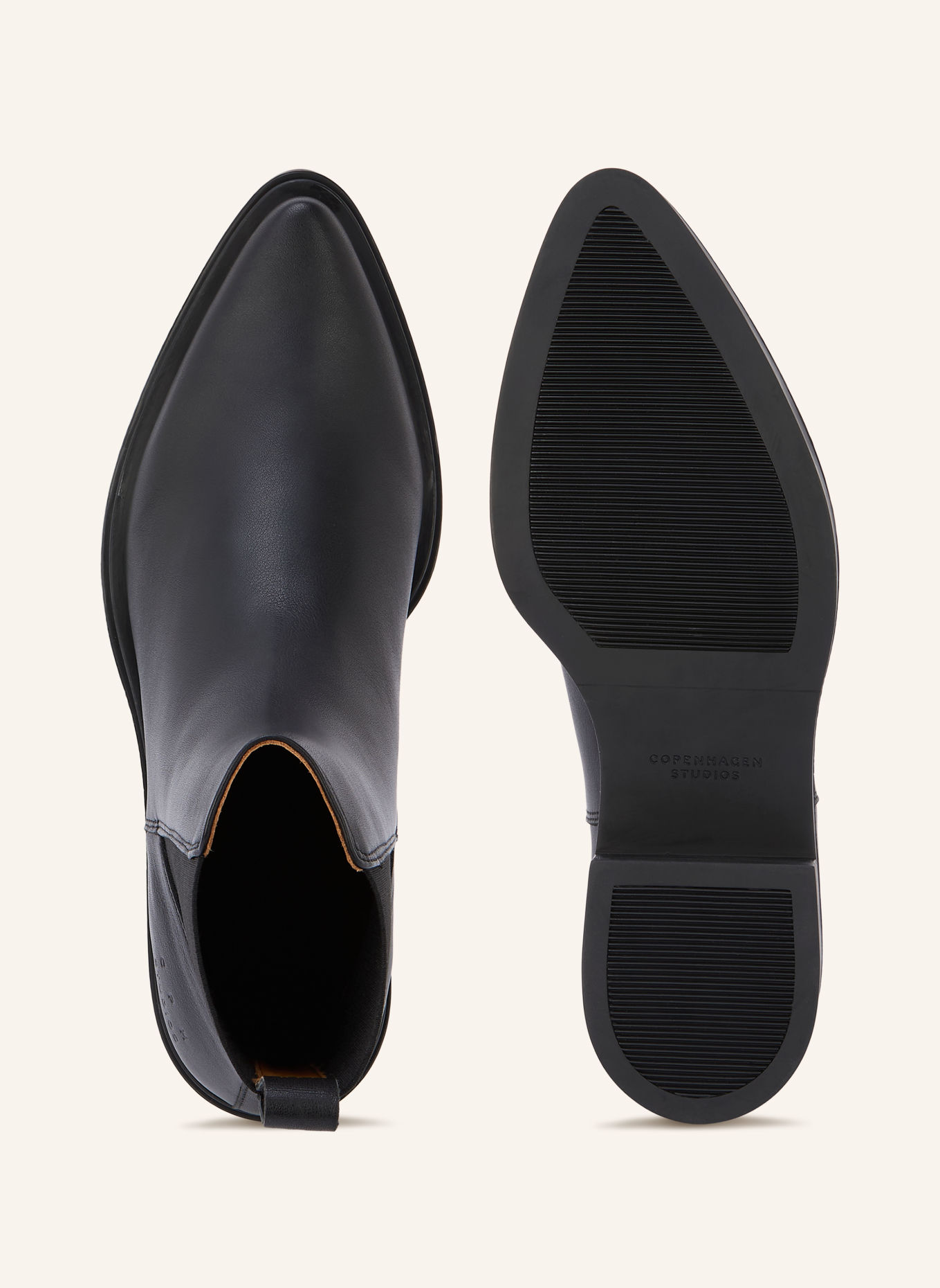 COPENHAGEN STUDIOS Chelsea boots CPH301: BLACK