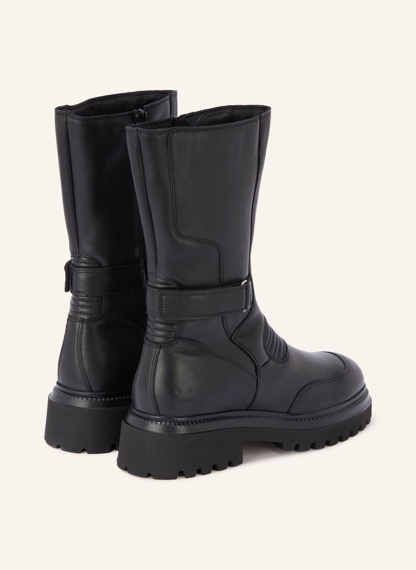 COPENHAGEN STUDIOS Biker boots CPH951: BLACK