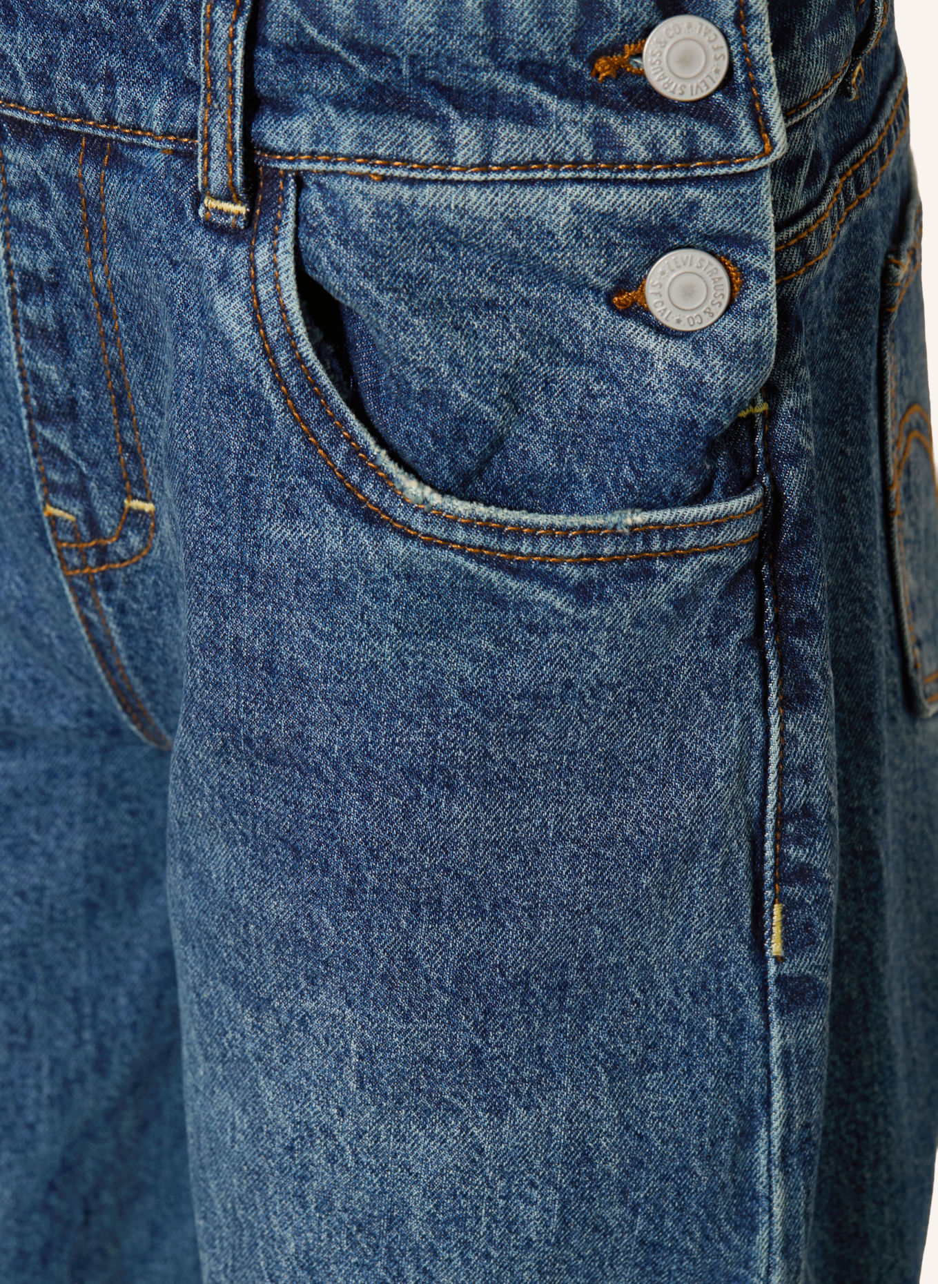 Levi's® Latzhose Barrel Fit: DF6 SUNDAY MORNING SKY