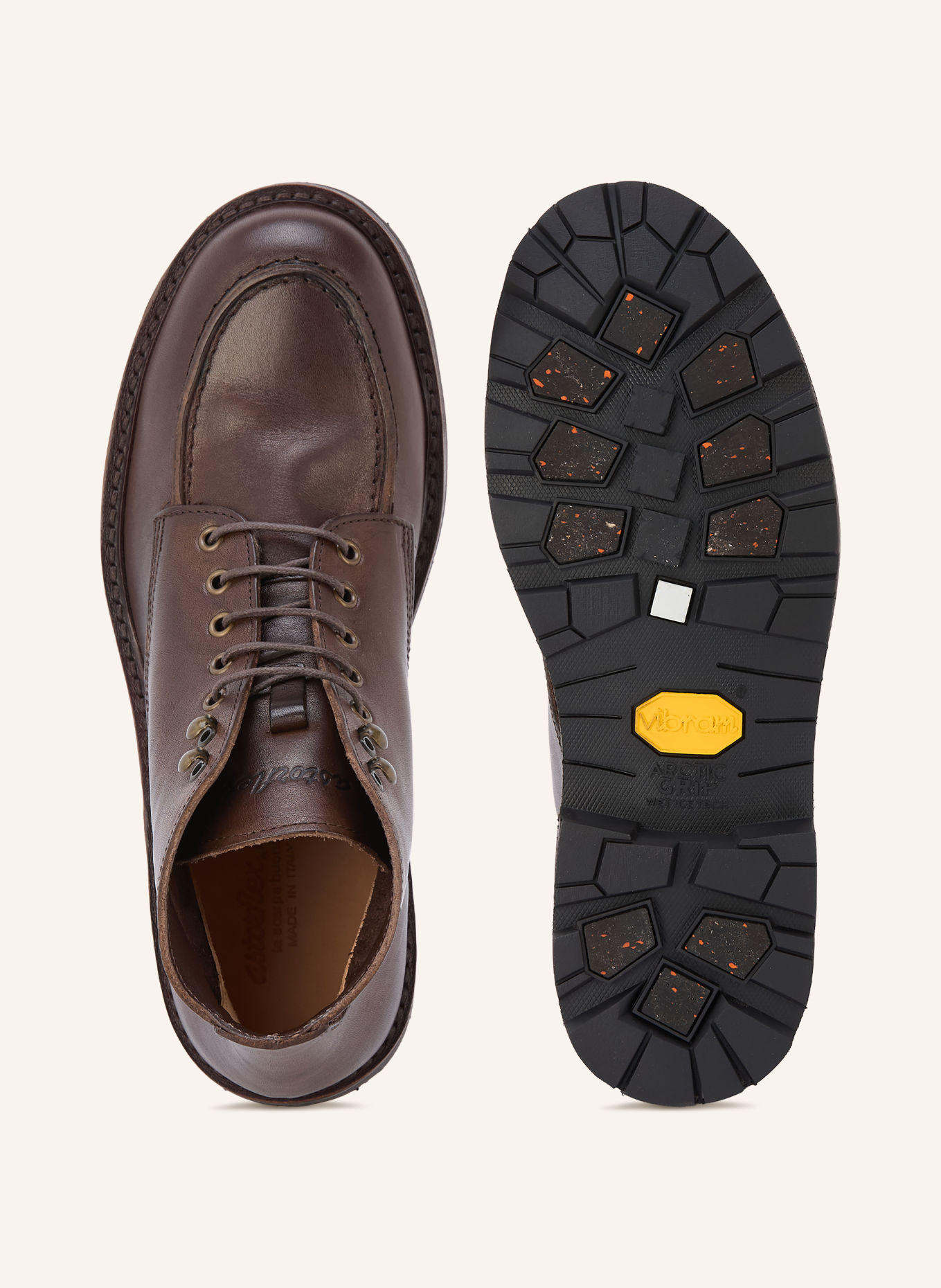 astorflex Schnürboots: DUNKELBRAUN
