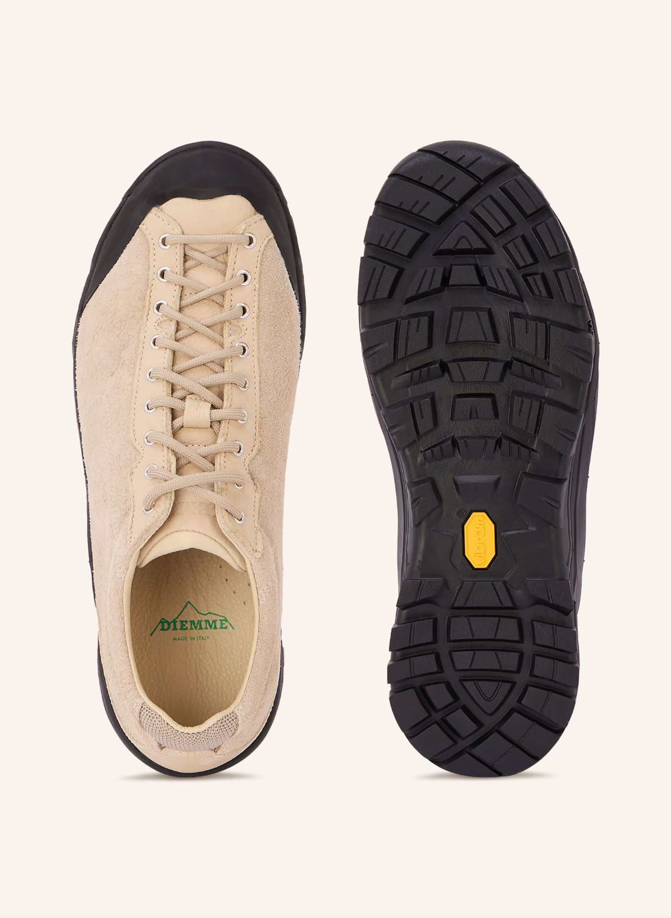 DIEMME Schnürer MOVIDA: BEIGE / SCHWARZ