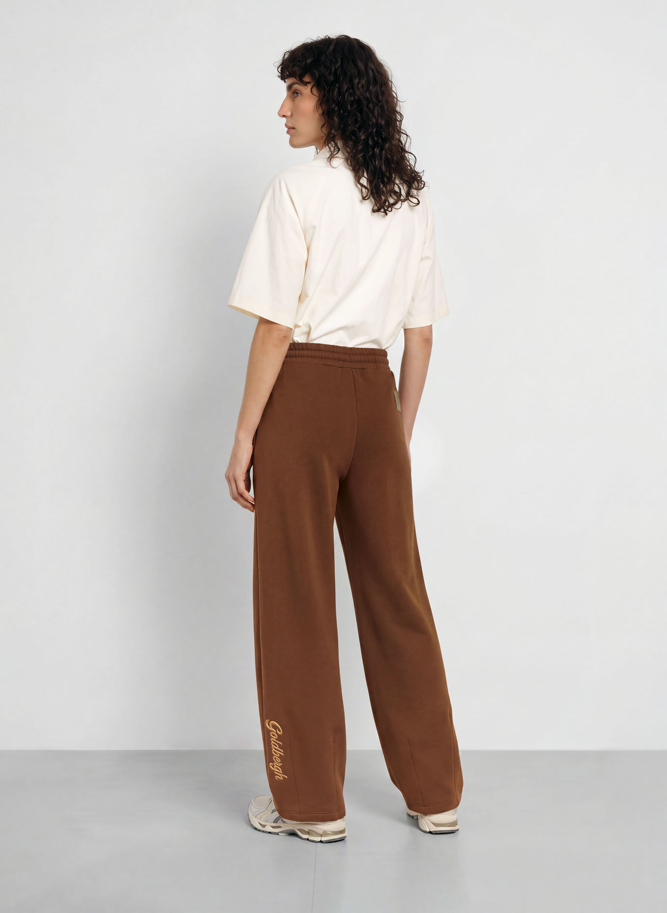 GOLDBERGH Pantalon en molleton TOSHI: MARRON