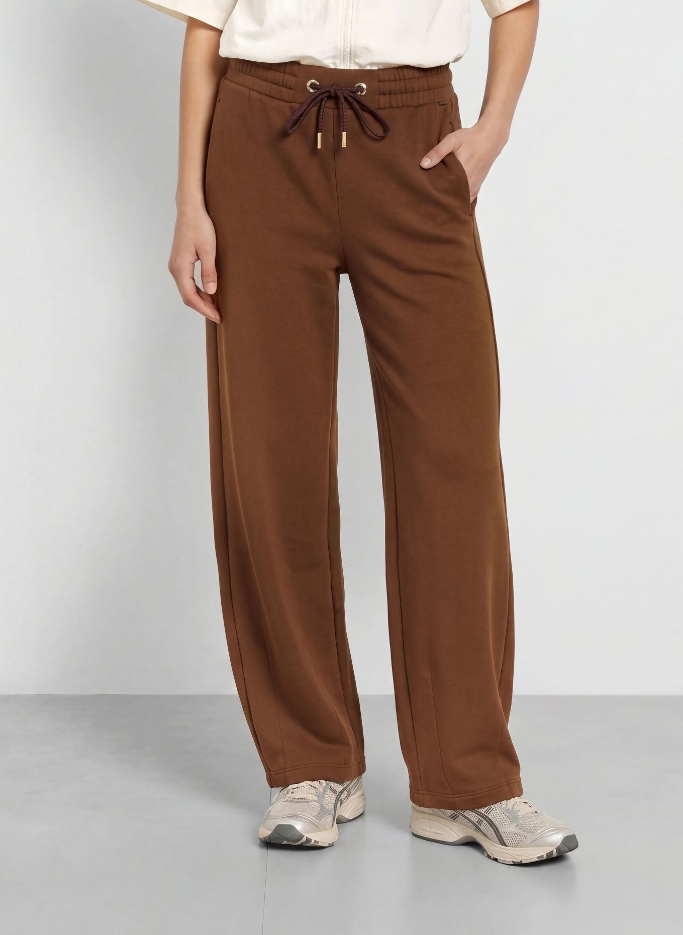 GOLDBERGH Pantalon en molleton TOSHI: MARRON